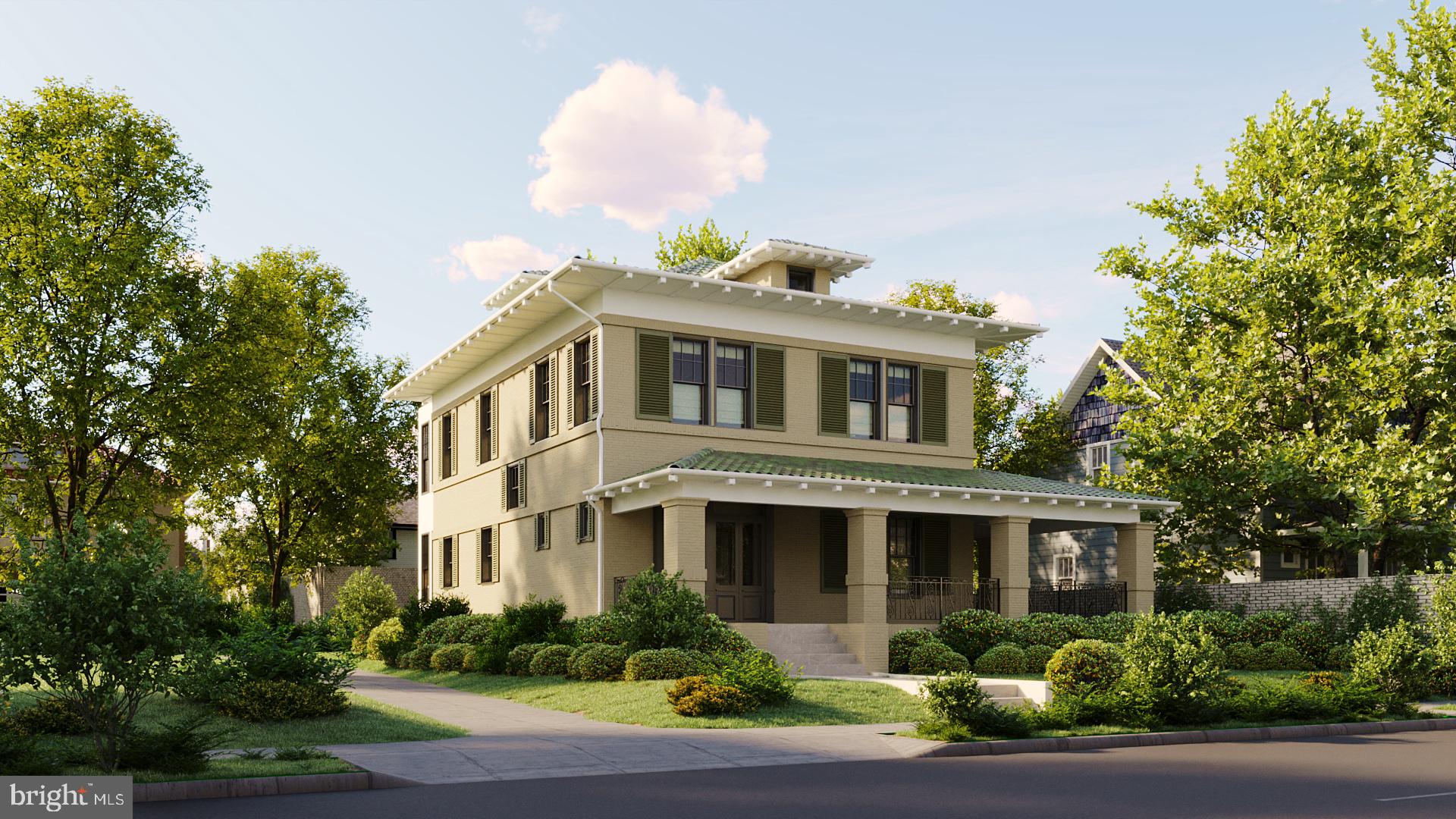 Own an updated piece of history. This historic home has been completely renovated, seamlessly blending a classic exterior with a fully updated, upscale interior. Historic trim details have been beautifully restored while incorporating today's modern luxuries and finishes. No expense has been spared in creating this new living space. Fully livable and usable lower level. Perfect for entertaining. Potential for an Accessory Dwelling Unit (ADU) in the standalone garage. Enjoy the amenities of the amazing Cathedral Heights neighborhood and everything DC has to offer. 

Photos are virtual. This home is under construction. Completion expected Spring 2026. Tours to begin in May.