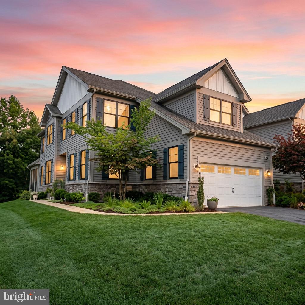 Seller has found home of choice and will consider offers/closing help!  New carpeting installed next week. Professional pics coming soon.
Nestled in the serene Arundel Forest subdivision, this exquisite twin/semi-detached residence embodies contemporary elegance and luxurious living. Built in 2020, this home boasts a remarkable 3,977 square feet of finished space, offering a perfect blend of comfort and sophistication. Step inside to discover an inviting open floor plan that seamlessly connects the living, dining, and kitchen areas, ideal for both entertaining and everyday living. The heart of the home features a stunning kitchen island adorned with upgraded countertops, perfect for culinary enthusiasts. The spacious living area is enhanced by a double-sided wood fireplace, creating a warm ambiance for cozy evenings. The home features four generously sized bedrooms, including a primary suite that offers a private retreat with a luxurious en-suite bathroom. Walk-in closets provide ample storage, while ceiling fans and double-pane windows ensure comfort year-round. The fully finished basement, a full kitchen, bath and bedroom with interior access and a walkout level, expands your living space, perfect for a in-laws, home theater or recreational area. Outside, the property is beautifully landscaped, with a level yard that backs to tranquil trees, providing a peaceful backdrop for outdoor activities. Enjoy the fresh air on the screened porch or deck, ideal for morning coffee or evening relaxation. The cul-de-sac location ensures minimal traffic, enhancing the sense of community and safety. Additional features include a two-car attached garage with inside access, a paved driveway, and security enhancements such as exterior cameras and smoke detectors. The association amenities, including a clubhouse and pool, foster a sense of belonging and provide opportunities for social engagement. Conveniently located within 10 miles of the airport and just a few miles from metro/subway stations, this home offers easy access to urban amenities while maintaining a suburban charm. Experience the perfect balance of luxury and comfort in this exceptional property, where every detail has been thoughtfully designed to create a welcoming and exclusive lifestyle.