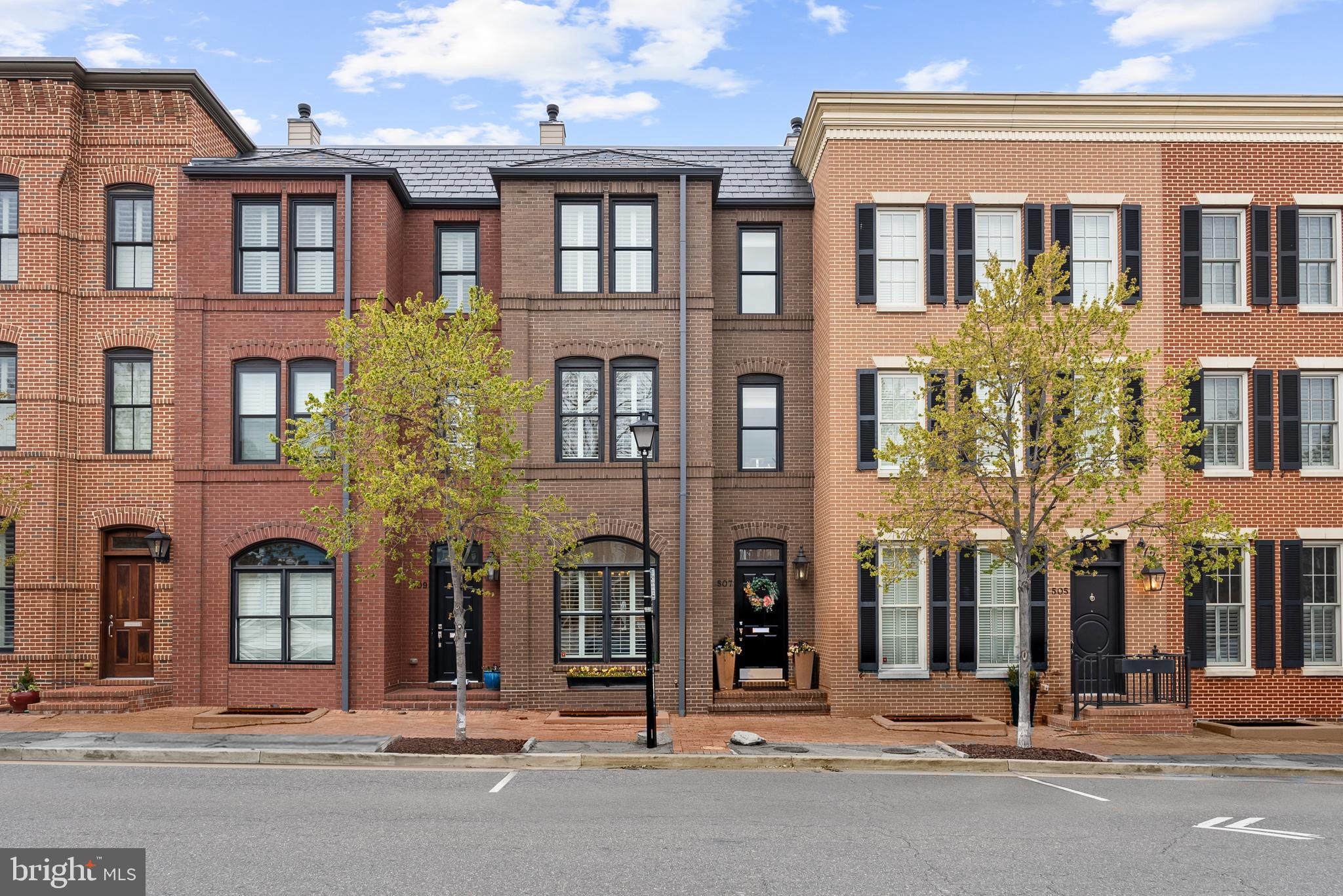 Elevator townhouse with walled garden and roof top deck located just 4 blocks from King Street and the nearby waterfront in Old Town. In mint condition, this home is fresh and bright with an open floor plan and many special features. The main level 2-car garage allows for easy access to the main level kitchen and open plan living and dining rooms. The walled garden and patio are located off the kitchen making grilling and outdoor entertaining uncomplicated and convenient. One level up is the master suite, encompassing the entire second floor and includes the elegant master bath with beautiful finishes, over-sized shower, and double vanity. A second set of washer/dryers located on this level is a thoughtful convenience. 2 more bedrooms with ensuite baths are located on the next level. Take the elevator to the roof top deck with sweeping views of Old Town in all directions. Spacious enough for hosting groups while you enjoy the view. The lower level includes a family room, bedroom and another full bath. 3,230 beautifully finished square feet in premium Old Town location. Convenient to metro, Reagan National Airport, Amazon's future HQ2, Capitol Hill and the White House. Stroll along the waterfront, shop at the Farmers Market, dine in one of dozens of restaurants, and enjoy all that Old Town has to offer.