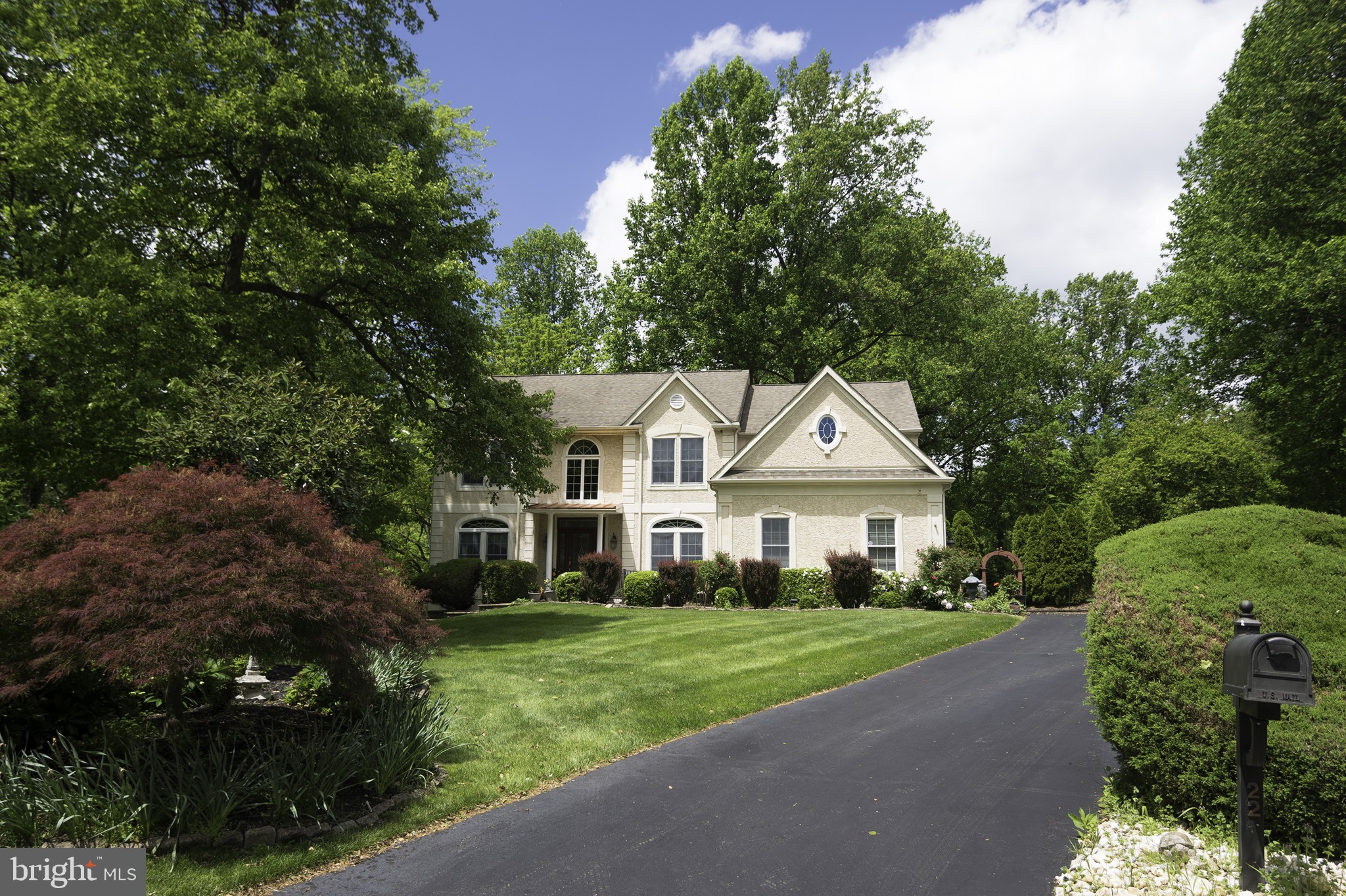 This rare gem is an unparalleled parcel of land nestled at the edge of the woods, overlooking a winding creek. Envision having an over an acre of land tucked at the end of a cul-de-sac in the heart of Pike Creek. This exceptional residence offers the privacy of a wooded retreat within the convenience of a community setting - ALL WITHOUT THE RESTRICTIONS OF AN HOA.    
• The current owners have loved this home for the past five years and treated this place with such care.  
• Upon entering the home walking past the first koi pond, you have the 2-story foyer with beautiful tiled floor and the centrally located wooden staircase.  
• Flanked by the formal dining room with wainscoting and the front den with a work station. Both rooms have wood floors. 
• Proceeding further into the home you access the main floor office with French Doors, custom built-ins and wood floors. 
• Opposite side the powder room with wood floors.  
• Now you encounter the open floor plan with the family room including vaulted ceiling, gas fireplace and a view of the kitchen and sunroom. 
• The sun room has a unique curved beadboard ceiling and grandiose views of the property with easy access via a slider to rear main deck.  
• Heart of the home is the kitchen… eat-in-kitchen with wood floors, granite countertops, stainless steel appliances, center granite island, 40” 5 burner/double gas oven, coffee station, plus a separate bar sink and easy access to back staircase, laundry room and another slider to rear deck. 
• From the laundry room you have a back door to the rear deck and easy access to the oversized 3 car. 
• Garage with epoxy floor, plenty of storage, carriage style doors, fan for pulling heat out and two vents for air flow.  
• The Owner’s suite has a separate seating area. Perfect for winding down, reading a book, or morning coffee… As you walk through a mini hall you enter your massive bedroom with vaulted ceiling, huge walk-in closet created by Closets by Design accommodating your entire wardrobe and footwear. Granite makeup station near the circular window with natural light. The ensuite bathroom has two separate vanities, walk-in shower and jetted tub accented by the skylight again with a vaulted ceiling. All wood floors here in the main bedroom and closet, tiled floor in bathroom. Note the wainscoting here in the bedroom.  
• 2nd Bedroom is a Princess suite – ensuite bathroom. Bedroom 3 and 4 have a Jack & Jill style bathroom. Ceiling fans in all bedrooms. 
• Pull down attic stairs, well insulated, spacious layout, and floored for extra storage.  
• Finished lower level includes a full bathroom, finished room for additional storage, custom brick wet bar, space for a game table, easy access to rear yard and hot tub, T.V. lounge area with acoustical ceiling tiles, plus spacing for a pool table. Radon mitigation system in place. 
• Outside, multiple decks... Main deck off the rear of the home with a gazebo, all which overlooks the larger Koi pond. Electric awning completes this backyard oasis.   
• Rear yard with a laid-out area for a playset. Shed for those larger garden needs. Plus near the rear door of the home is another secure room for storage. 
• Hot tub secluded on its own Trek deck at a lower level and a separate seating area for a fire pit on even a lower level! Outdoor movie night could work here!  
• Back-up Guardian Elite gas generator, deck re-stained, driveway resealed, home always professionally landscape, irrigation system...  
• About 4 miles to hospital, about 6 miles to Christiana Mall, about 7 miles to Wegman/Barley Mill Plaza, under 3 miles to Acme/Pike Creek Shopping Center., under 2 miles to Zingos/Polly Drummond Shopping Center, just over 9 miles to downtown Wilmington, just over 38 miles to Rittenhouse Square, PA and about 32 miles to the Philadelphia Airport.