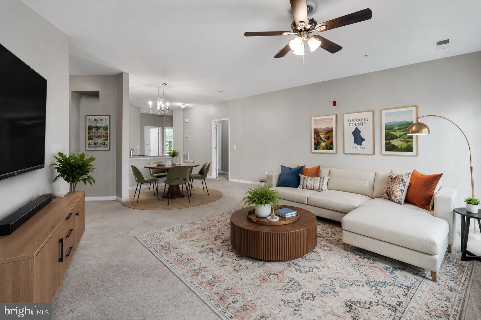 At 24546 Byrne Meadow Sq, you enter at ground level, step inside, and head up a single flight of stairs to your practically perfect condo. And once you’re there? Everything you need is on one easy level with over 1,400 sq ft, 3 bedrooms, and 2 bathrooms. 

Layout and square footage provides for a comfortable home whether you are solo and work from home and want a guest room, an exercise room, and a home office, or even for larger occupancy for those needing three large bedrooms and 2 full baths. It is even ideal for a roommate situation if you are wanting to househack or buy with a friend or share expenses with a family member.  

The flow just makes sense. From the front door, you’re welcomed into an open living space that moves effortlessly into a well-appointed kitchen with warm wood cabinets, granite counters and a tile backsplash. Then enjoy time in the comfortable great room designed for everyday living, easy entertaining and room for everyone. Down the hall, the 3 bedrooms and 2 baths offer a quiet separation from the main living area, creating that ideal balance of connection and privacy. 

The finishes are in great condition, with plush neutral carpet and ceramic flooring that show beautifully. Carpets have been professionally cleaned, wall paint has been refreshed and 2 new ceiling fans have been installed.  

Bonus- Step outside onto your spacious balcony for fresh air, morning coffee, or a quiet unwind at the end of the day. 

You’ll also enjoy the convenience of a one-car garage, because no one loves scraping frost off a windshield in winter-especially this past winter! There is also a private parking space that allows for your 2nd car or guests to park right near the front door without the tandem shifts required in the units with driveways in this community.  

Located in Mercer Park Condo within the highly sought-after Stone Ridge HOA in Aldie, VA you will find all of the popular amenities such as pools, trails, community center and events, playgrounds, sport courts, and everything Stone Ridge is known for are right outside your door. Minutes to shopping, restaurants, Stone Springs Hospital, Dulles International Airport and major commuter routes. Ground-level entry. One-level living. A garage. An extra parking space. A balcony. And a community that truly delivers. This might be the easy “yes” you’ve been waiting for.  Ask about instant equity and savings with the FHA appraisal in hand.