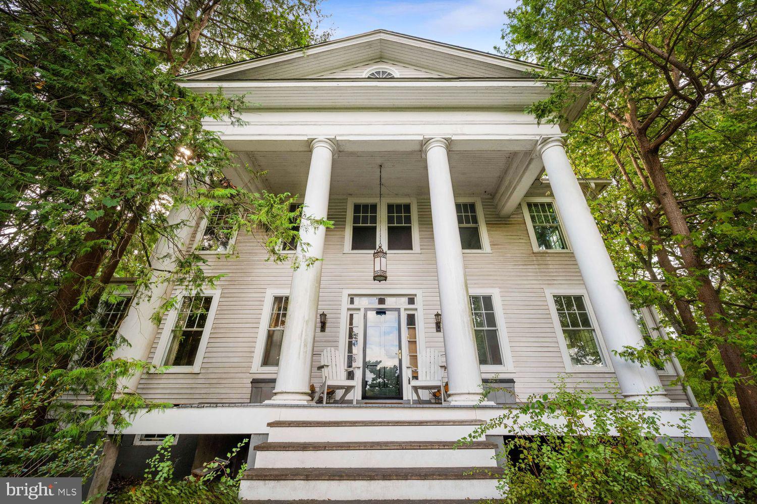 Comp purposes only. 2.83 acres in Alexandria, adjacent to Monticello Park. The grand, 4 bedroom home, built in 1922, remains a historical treasure and time capsule. The home is protected by a Conservation Easement placed on the property in 2005,
Follow the long driveway to the top of the hill, a private oasis created by owning 123,337sf of land. The vista created from the front porch continues to share the views created over 100 years ago. This light filled home is nestled by many beautiful old growth trees. The property is fully fenced and includes a gate for personal access to Monticello Park. While the home is dated, this is a unique opportunity to restore the period details while improving it with modern conveniences for generations to come.