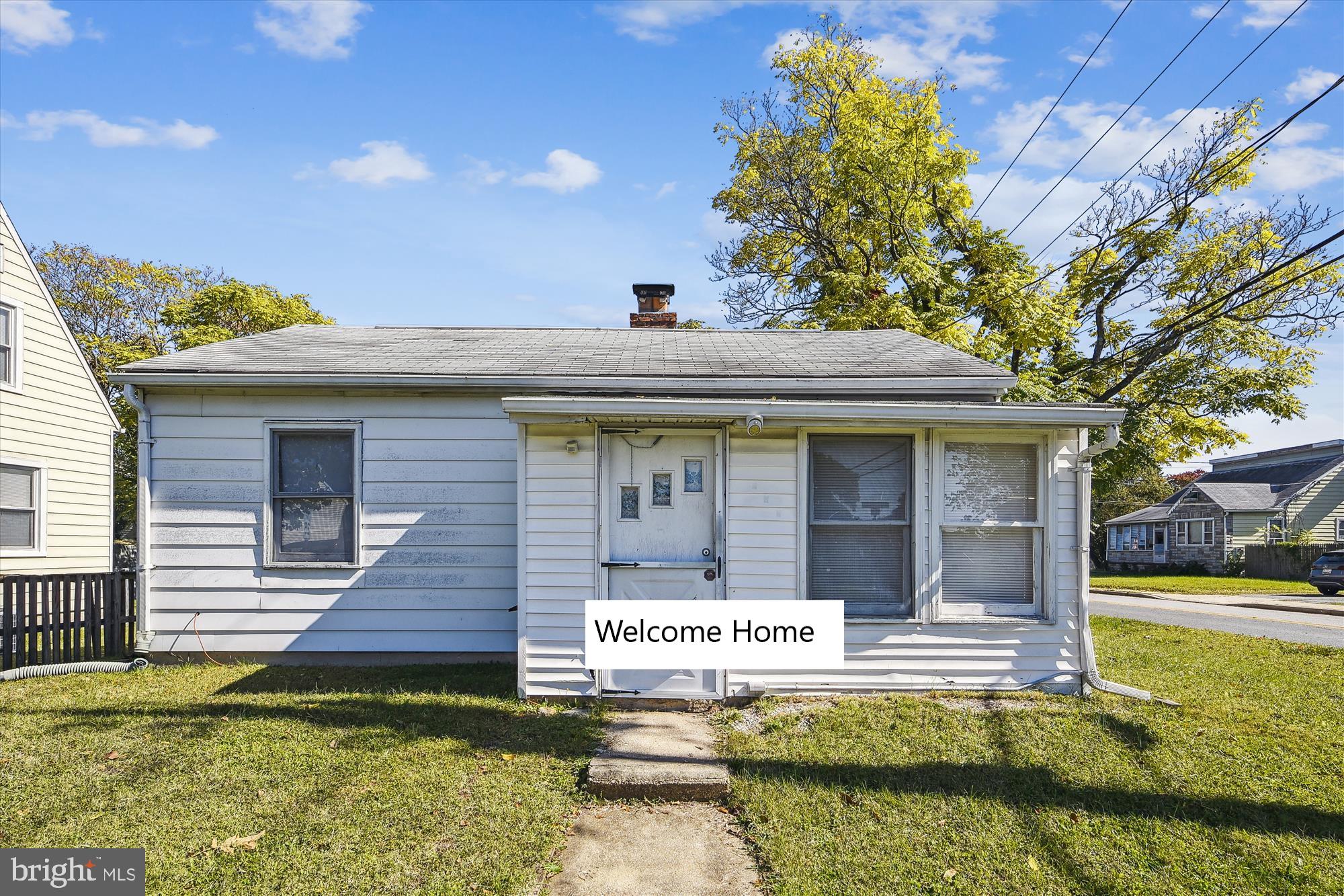 Welcome to the best of one level living.  This sweet bungalow offers just the right amount of space.  The corner lot with front and rear yard and rear covered porch offer plenty of enjoyment outdoors.  The shed is the rear will hold those yard tools and enjoy parking in the rear off the street.  The kitchen holds the stackable washer and dryer for easy multi-tasking.  The living room can enjoy three couches or just two and add a dining table.  The bedrooms have plenty of space and storage.  Come see this little gem today.
