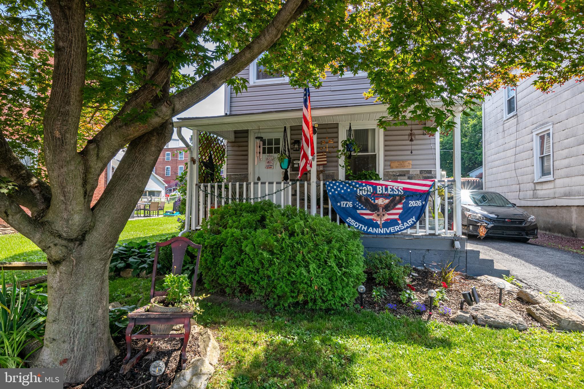This fully remodeled 1890 home in Hamburg, Berks County, combines classic architecture with a modern farmhouse design. The property features an open-concept main floor tailored for a clean, chic aesthetic, emphasizing high-end finishes and practical living spaces.

➤The main level connects the living room, dining room, and kitchen. Standout features in the living and dining areas include oak flooring, crown molding, and a modern barn style feel. The kitchen is finished with premium wood-look tile flooring, granite countertops, newer cabinetry, a gas stove, and a tongue-and-groove accent ceiling with recessed lighting. The entire home is tastefully painted throughout.

➤Upstairs, the primary bedroom includes a shiplap accent wall and crown molding. Additional interior space includes a walk-up attic suitable for storage or future expansion.

➤The exterior offers a covered front porch and a fully fenced backyard designed to accommodate both quiet evenings and weekend gatherings, complete with a thriving hobby garden. Parking includes a 1-car detached garage/shed plus three additional off-street spaces.

KEY FEATURES: ⇨Location, location, location ⇨Open-concept layout, modern farmhouse aesthetic ⇨Updated kitchen ⇨Beautiful backyard ⇨Public water and sewer ⇨First floor laundry ⇨Heating/Fuel - hot water/gas

Expected to hit the market on July 18. Schedule a showing and be the first to see your next home!