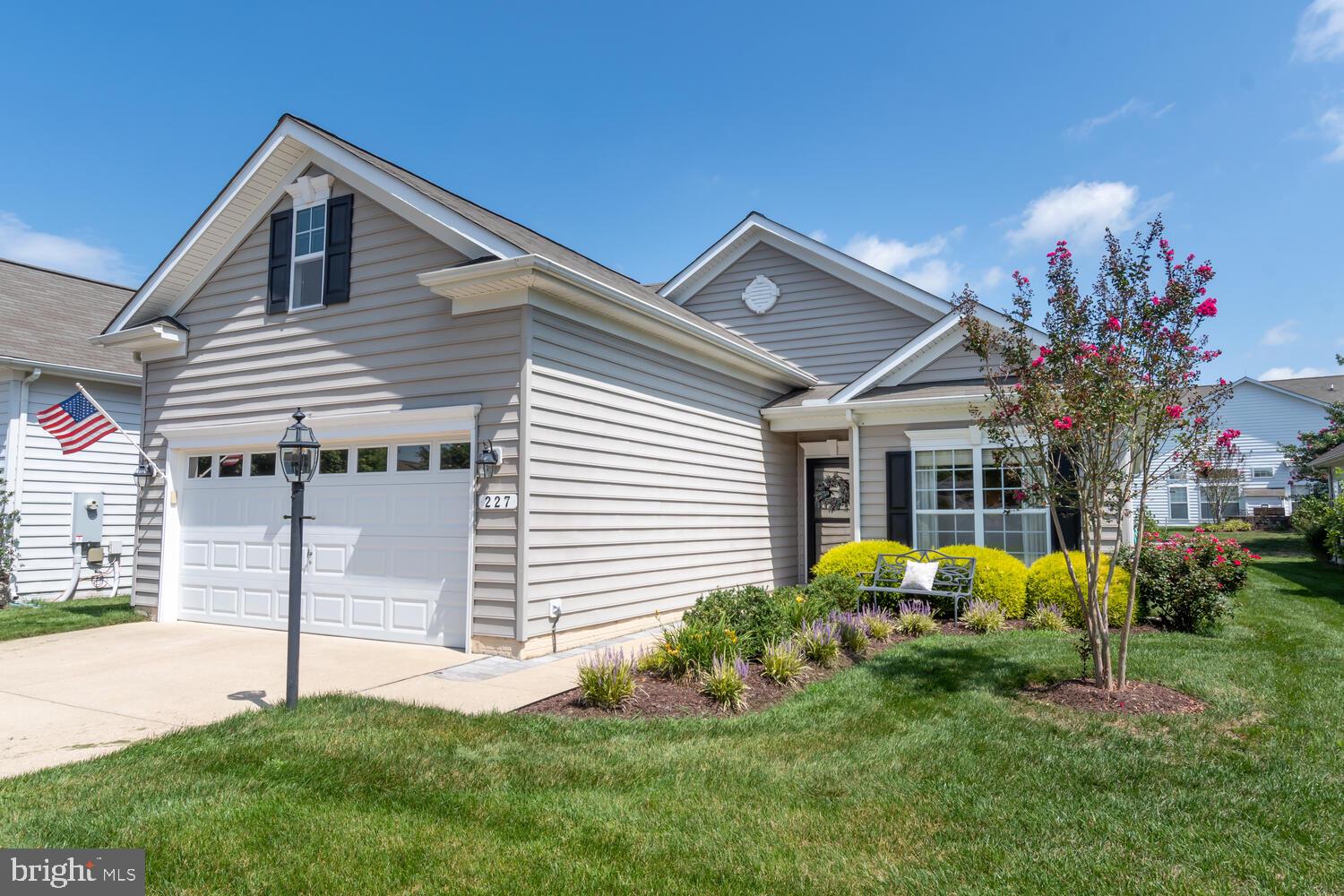 You must see this gorgeous "reversed" Bach model home in Symphony Village at Centreville, the most sought after active adult community in Queen Anne's County.  The Bach model is a popular home in Symphony Village, but this rare find has the living and dining room on the right side as you enter the home.  Your eyes will immediately be drawn to the beautiful hardwood flooring and the welcoming neutral colored walls.  This 3 bedroom 2 full bath home features many upgrades such as beautiful granite counters and stainless appliances, double wall ovens, cooktop with stainless backdrop.  The master bath features a double vanity with makeup area in the center, a large walk-in shower and a canopy window (another rare find in this community).  The rear patio with morning sun and evening shade allows for the perfect setting for a relaxing dinner.  A sky basement about the garage is also featured that allows for additional storage.