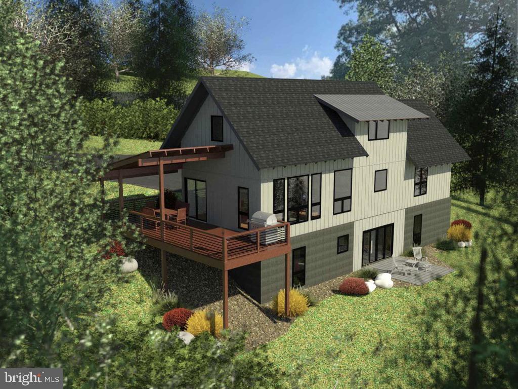 This spacious 4-bedroom, 4-bathroom mountain home is located in beautiful Ridgeview Valley, an exclusive Garrett County community where natural beauty, privacy, and convenience come together. Surrounded by unspoiled wilderness, expansive homesites, and open space, Ridgeview Valley offers a quiet sense of seclusion while keeping Wisp Resort, Deep Creek Lake, skiing, golf, and year-round recreation just minutes away. Designed to capture the surrounding mountain scenery, the home features expansive windows that frame breathtaking views and bring the outdoors in. The main level offers an open-concept layout with a spacious living room, gas fireplace, dining area, locally built custom kitchen cabinetry, a primary suite, mudroom, and powder room. The lower level includes additional bedrooms, a second primary suite, and a household room with direct access to the patio—perfect for guests and entertaining. The upper level features an additional bedroom and bath, along with a loft that provides a peaceful retreat with elevated mountain views. Outdoor living is a highlight, with an expansive partially covered deck, paver patio, and multiple sliding glass doors creating easy indoor-outdoor flow. Energy-efficient and low-maintenance, this home is ideal as a primary residence, vacation getaway, or income-producing rental. Built by Gosnell Builders, Deep Creek Lake’s premier luxury home builder for over 40 years.
