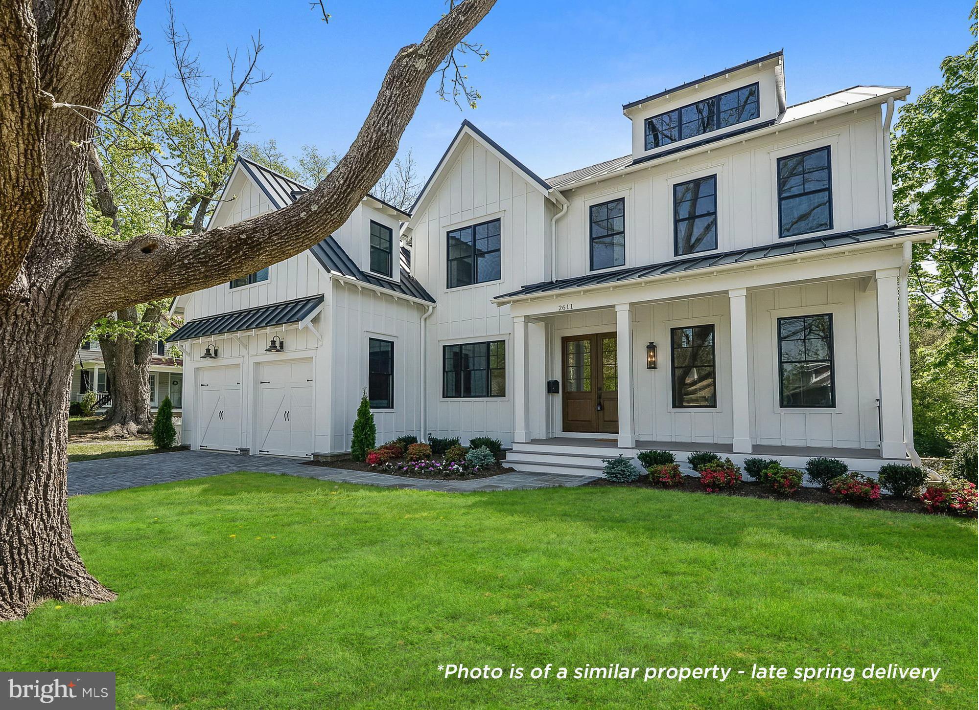 Brush Arbor's newest offering - late spring delivery! Built w/quality & thoughtful design. Over 6,200SF of lux living w/stunning finishes & designer features thru-out! 6BR/5.5BA, 10ft ceilings, reclaimed beams, barn doors, shiplap, rough-hewn hardwoods, walls of glass sliding doors, designer lighting, custom tile/cabinetry, plus flagstone patio & 4-car garage! *Photos are of a similar property.
