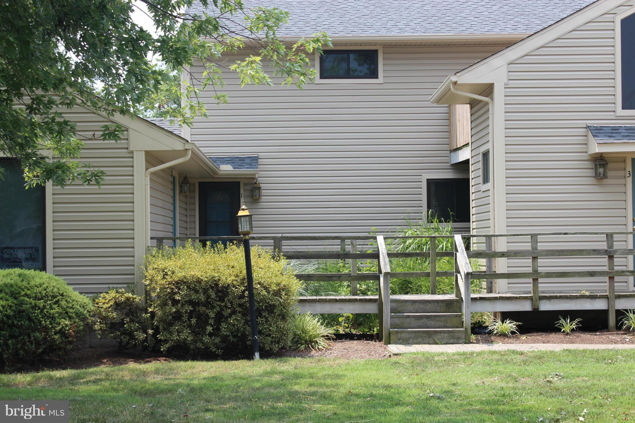 Open floor plan with deck off of living room.  Newer paint, carpet, stove and washer/dryer. Oversized one-car garage with cedar storage closet. Pool privileges and tot lot   Deeded boat slip. Conveniently located near Bay Bridge, just off of Route 50. Water and sewer bill included in rent. Lead free inspection certificate on file. Lot next door with lots of additional parking.