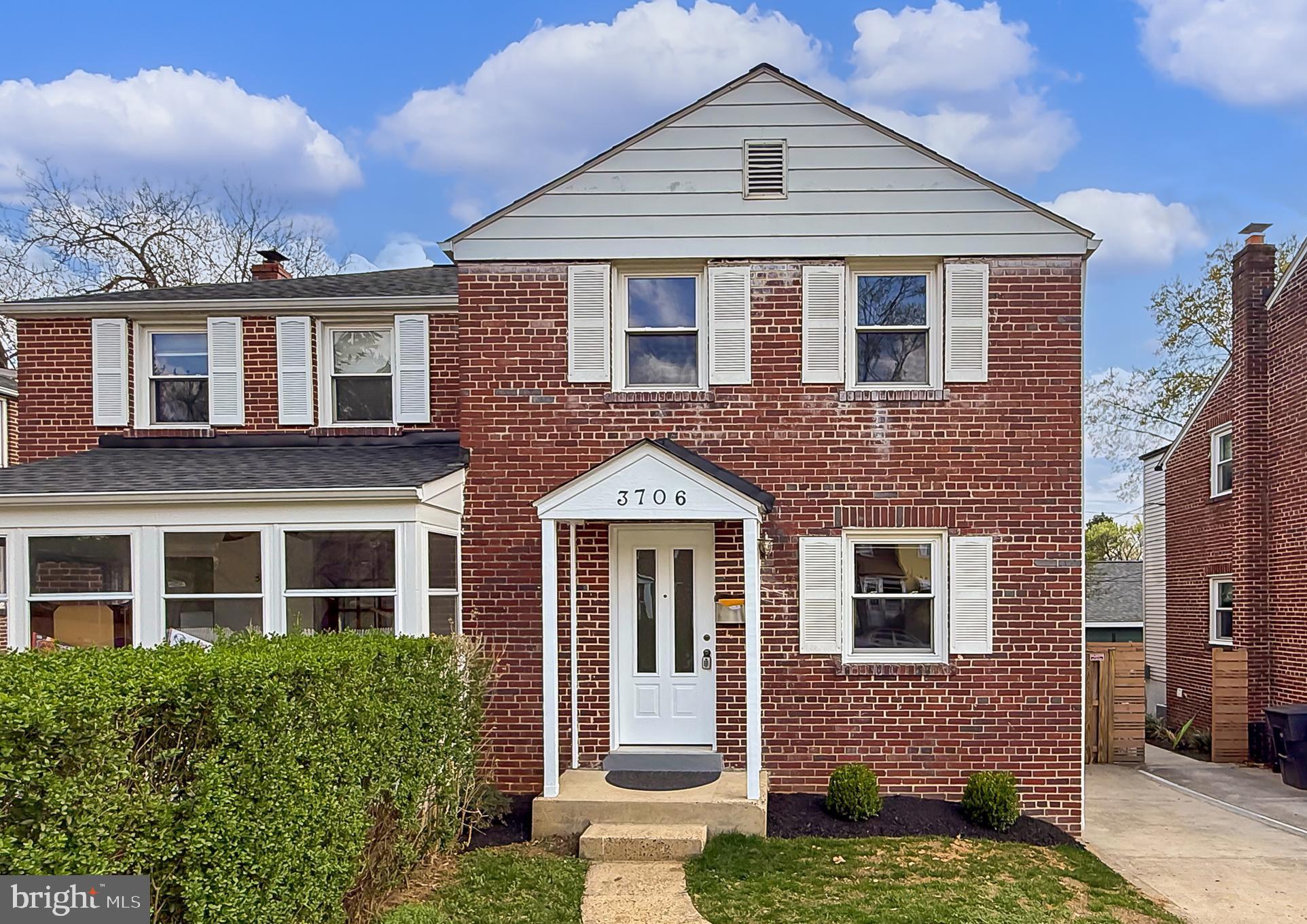 Nestled one block away from Rt. 50, this charming end unit home seamlessly blends modern updates with timeless appeal. Enter the spacious living room, connected to the formal dining room. The galley kitchen features new appliances and an elegant white Quartz countertop, and LED lighting. A family room addition with powder room, vaulted ceiling and lighted ceiling fan offers the perfect space for gatherings, with easy access to the kitchen for effortless entertainment. Upstairs, you'll find two bedrooms and an updated full bathroom. The lower level is partially finished with a den/study and utility/storage room with laundry area and HVAC. Step outside from the family room to your private fenced rear yard with a patio for outdoor enjoyment, gardening, or pets to roam freely. Located right off Glebe Rd, this home is just a few blocks from the Thomas Jefferson middle school and recreation center with basketball and tennis courts. 4 blocks to the popular Ruthies All Day Restaurant. 7/11 store one block away. Only 1.4 miles from the Ballston Metro and 1 mile Ballston Quarter, with numerous restaurants and shops. 1 mile from two Harris Teeter grocery stores. With easy access to Route 50 and Columbia Pike, commuting to Washington, D.C., the Pentagon, and National Airport is a breeze. Plus, you're only minutes from the Ballston Metro, surrounded by an array of restaurants, shops, and entertainment options. Don’t miss this opportunity to own a beautifully updated home in the convenient Glebe Manor community!