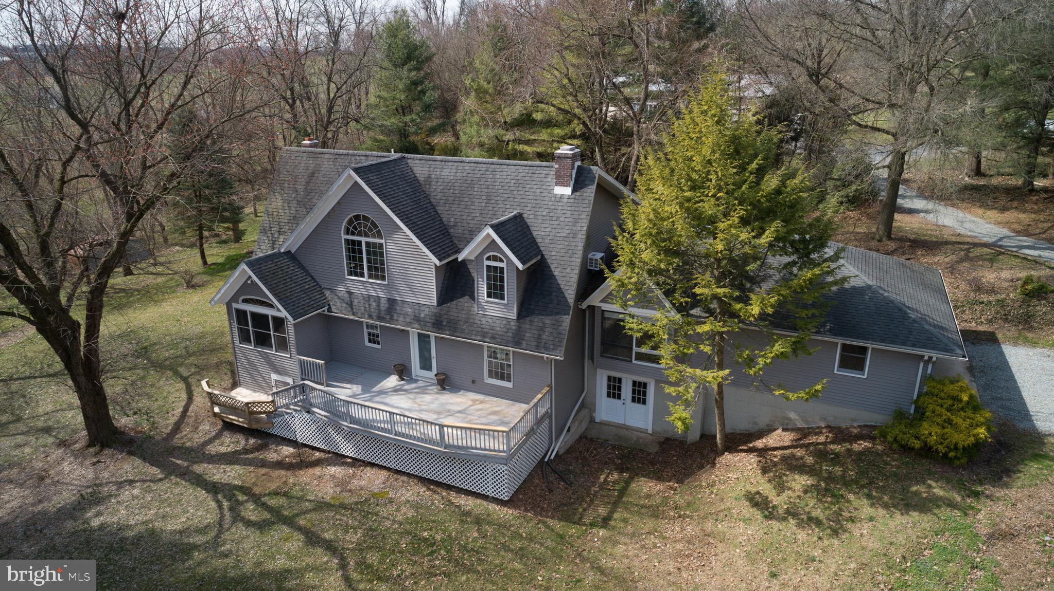 Dont miss this captivating two story home in a rural setting. Traditional home featuring a family room with wood fireplace, large kitchen and plenty of natural light, with many recent updates including , a new Kohler sink, counter top back splash and under the counter lights to complement the beautiful cabinets and large counter space. New HVAC system will keep you warm in the winter and cool in the summer or you can step outside and enjoy mornings or evenings watching nature on your large deck, the gazebo, walking the 2.8 acres of land or planting in a spacious garden area. Home also features a main floor bedroom and laundry, space for an office and a very spacious second floor area that could be made into a large master suite. All of this while still being convenient to shopping and route 283 to Lancaster or Harrisburg. 1 Year Home warranty included. Pre-Listing Home Inspection Report available upon request. Schedule an appointment to see your new home today!