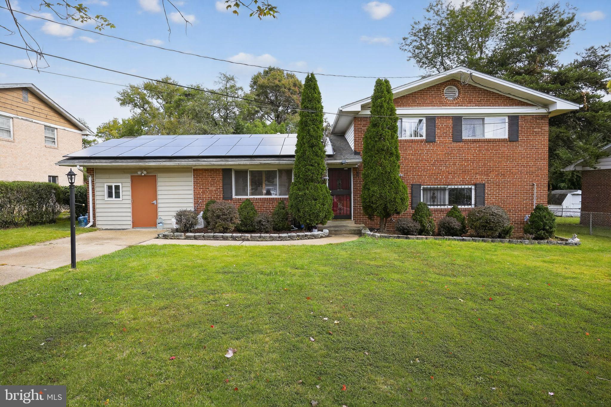 Main POC is Co-Lister-Welcome to 6702 Berkshire Dr! Property includes financed solar panels,monthly payment is $391.31.This charming split-level home with 4 bedrooms, 2.5 baths offers a wonderful opportunity to update and make it your own. Ideally situated in a central Temple Hills location���just minutes from Andrews AFB, the Metro, I-495, and shopping—this home features hardwood floors, ceramic tile, solar panels, a newer roof, updated electrical panel, and a newer hot water tank. The spacious, fully fenced backyard is perfect for summer entertaining or simply relaxing outdoors. Don’t miss the chance to bring your vision to life in this well-located and full-of-potential home!