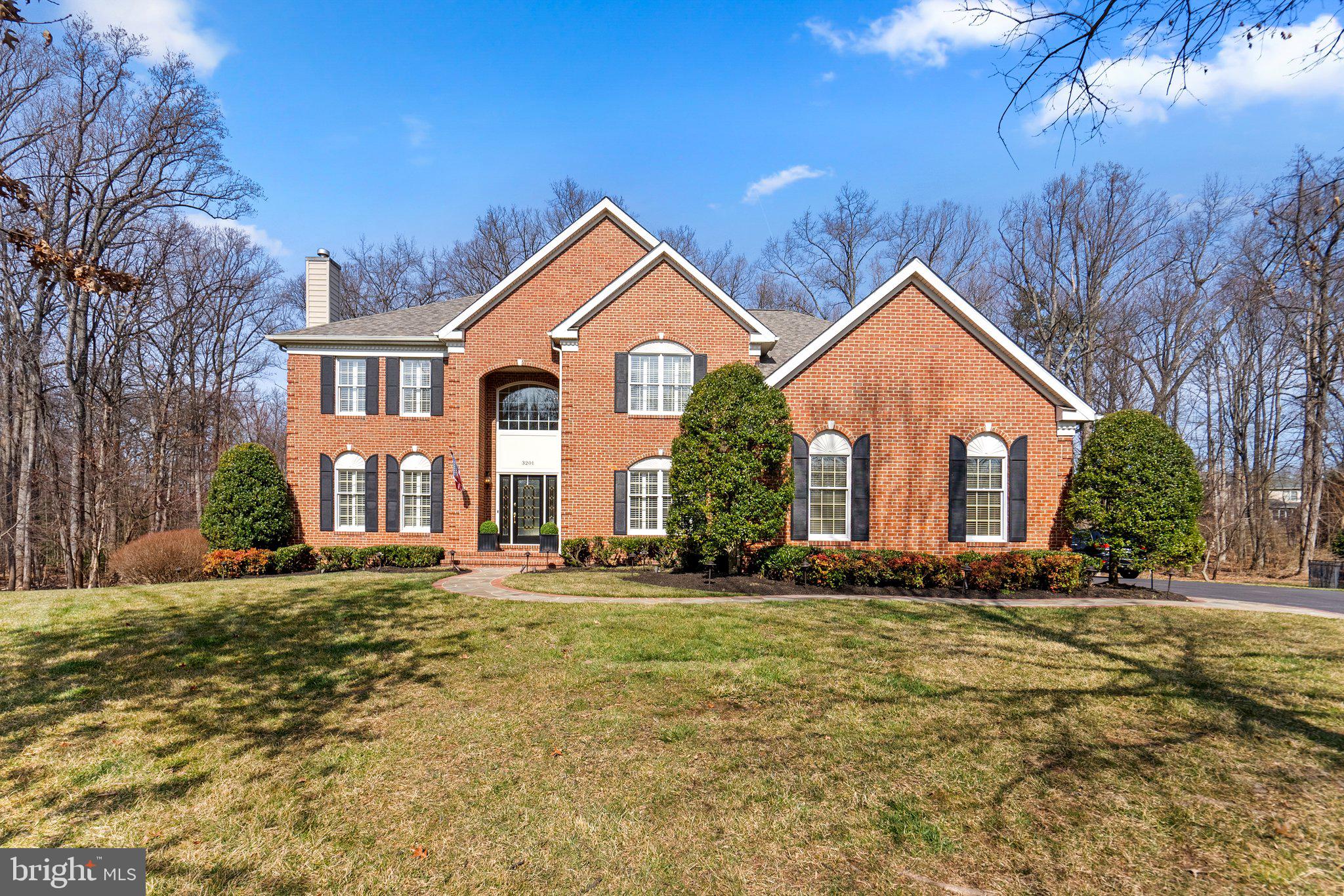 Revised price to 1.5m!  Great value!  Welcome to this stunning Toll Brothers Brick Front  THE STERLING Williamsburg!!   Top School Tier of Navy Franklin Oakton!  What a grand entrance with 2 Story foyer with dramatic curved staircase...18 x 18 Tile floor leading  to your right a study/office with hardwood floors and  double French doors...to your left is the living room with all you would expect in a home this grande!  Gas fireplace, hardwood floors, and crown molding...move along to the spacious dining room with custom moldings and hardwood floors.   Then to the gourmet  kitchen featuring Viking 6 Burner gas stove, Viking Oven and Microwave as well as warming drawer.  Large pantry to store your gizmos out of sight.  Kitchen has tons of eat in space and a great view of both the backyard and the two story family room!
Family room features custom built ins and palladium windows and a gas fireplace.  
Out to the deck from either the solarium or the family room...what privacy and views!  Wooded large lot..steps down to stone patio with fenced in area for pets or to keep young kids from wandering!  
Upstairs features a grande primary suite with trey ceilings, hardwood floors, tons of light, an ensuite with dual vanities, jacuzzi jetted tub, custom tile, his and hers walk in closets and more!   bedroom 2 (princess suite) features it's own private full bath, 2 additional bedrooms share jack and Jill bath!   3 Full baths up!!
Lower level is spacious and features a few different living areas to do as you wish, a walkout to the patio, full bath and additional bedroom/workout room.  Loads of storage as well.  
additional features include, sprinkler system, dual zone heat (2014) Rinnai tankless water heater (2022)  Roof (2021) , Landscape lighting, 3 car Sideload Garage, hardscape