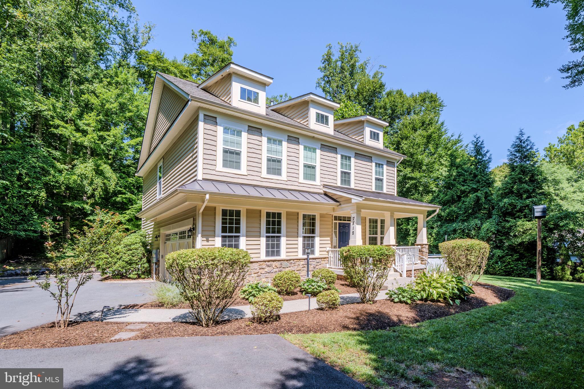 Welcome Home to this Hidden gem in the desirable Yorkshire Acres with NO HOA! You will not find a better piece of paradise in this area! Cruise down your private drive to enter this completely peaceful, secluded, fenced, and secure half+ acre lot nestled in a prime location. From relaxing on the front porch or large deck/patio, to playing in the yard or frolicking in the completely permitted and beautifully kept pool (21 ft round x 54" deep), you will find so many ways to enjoy this amazing home and this is just on the outside! This home provides high ceilings, hardwood floors throughout all three levels, and an open floor plan. Enjoy a large family room with fireplace right off the beautiful and well-appointed tiled kitchen and dining area with granite counters, backsplash, stainless steel appliances, plenty of cabinet and counter space, and a handy island. The upper level introduces an oversized hall to an owner’s bedroom with tray ceiling, dual walk in closets and a beautiful en suite bath complete with granite counters, dual sinks, walk-in shower, jacuzzi tub and separate throne room. The owner’s suite is complemented by three sizable secondary bedrooms, a hall bath and bedroom-level laundry. But that is not all, this 3100+ square foot home also has a finished basement, containing a fifth bedroom, full bath, and family room complete with kitchenette for fun and entertaining. If that is not enough, check out the oversized 2 car garage and extended driveway . Upgraded in 2019 and again in 2023 this home has a great roof, new grinder pump, french drains, and many more upgrades. From top to bottom and all around outside, this home does not disappoint in any way. Make sure to make an appointment to come see it today and jump on this rare opportunity!! Homeowner is an active agent in VA.
