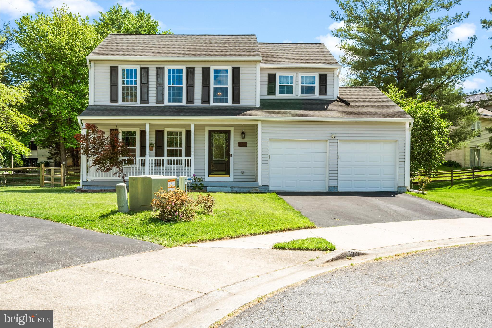 Welcome home to one of Robin Meadows' most coveted lots, boasting this gorgeous colonial perfectly positioned on a quiet cul-de-sac with space, style, and updates to match! Inside, luxury vinyl plank flooring and fresh paint flow throughout, creating a bright and inviting atmosphere. The main level offers a comfortable living and dining space, an updated kitchen featuring brand new LG smart appliances, and a convenient half bath. Head upstairs to find all three bedrooms on the upper level, including a primary suite with a renovated ceramic tile bath. The primary bedroom has vaulted ceilings and a large, walk-in closet. The finished lower level is incredibly versatile, featuring a spacious recreation room perfect as a lounge, home office, or gym, alongside a full bathroom with walk-in shower. Step outside to enjoy the screened-in rear porch, freshly re-stained deck, fully fenced yard, and a 10x14 barn shed. Major updates already done include: roof (2019), windows (2022), exterior vinyl siding (2023), LVP flooring (2023), gutters (2024), resealed driveway (2024), and updated half bath (2025)- truly move-in ready! Commuters will love the easy access to I-70, I-270, and Route 15, and locally you're just minutes from Westview Shopping Center with restaurants, movies, shopping, and everyday conveniences. Don't miss this one!