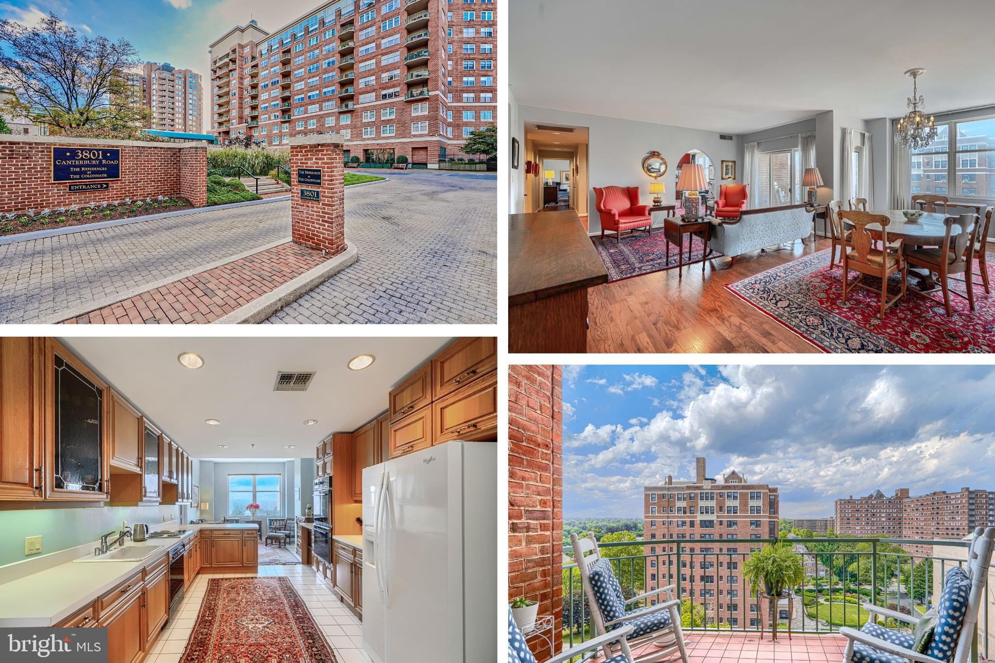 Welcome to this exceptional condominium residence in the prestigious Residences at the Colonnade. Offering more than 2,200 square feet of elegant living space and two private balconies, this expansive home combines comfort, sophistication, and convenience in one of Baltimore's most desirable addresses. Beautiful hardwood flooring, installed throughout the unit in 2021/2022, creates a seamless and refined aesthetic. The thoughtfully designed floor plan features an ensuite primary bedroom, two full baths, and a powder room. The primary bedroom suite features a private balcony and the second bedroom space (13' x 24') is currently used as a den. The Residences at the Colonnade offer one of Baltimore’s most distinctive luxury condominium lifestyles, combining the privacy of homeownership with the convenience of full-service living. Two deeded parking spaces, 24-hour reception desk and doorman, exercise/fitness center, and assigned storage space (s) just so many amenities to enjoy living in the Colonnade. Located in the prestigious Guilford/Tuscany-Canterbury area directly across from Johns Hopkins University, the building is known for its spacious residences, exceptional service, and unbeatable location. Walk to the numerous restaurants, cafes & shops, the Baltimore Museum of Art and the glorious Sherwood Gardens! A must see!