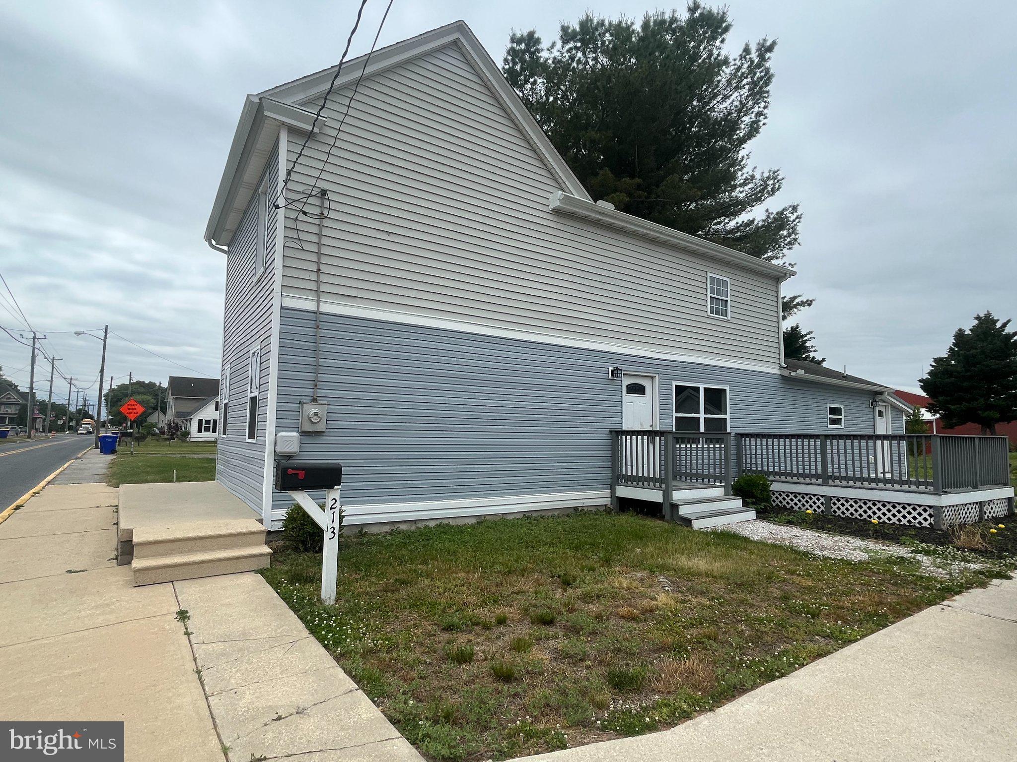 Welcome to 213 S. West Street in the heart of Harrington! This move-in-ready 3-bedroom, 1.5-bath home offers approximately 1,600 square feet of beautifully updated living space with major renovations completed in 2021. Step inside and enjoy the perfect blend of character and modern updates featuring a spacious layout, updated kitchen with granite countertops, custom cabinetry, stainless steel appliances, renovated bathrooms, and generously sized bedrooms. The convenient main-floor laundry adds everyday functionality, while the detached one-car garage offers additional storage or workspace. Situated on a spacious in-town lot, you'll enjoy being close to local amenities, dining, schools, and commuter routes. Whether you're a first-time homebuyer or looking for a turnkey property, this home is ready for its next owner.
