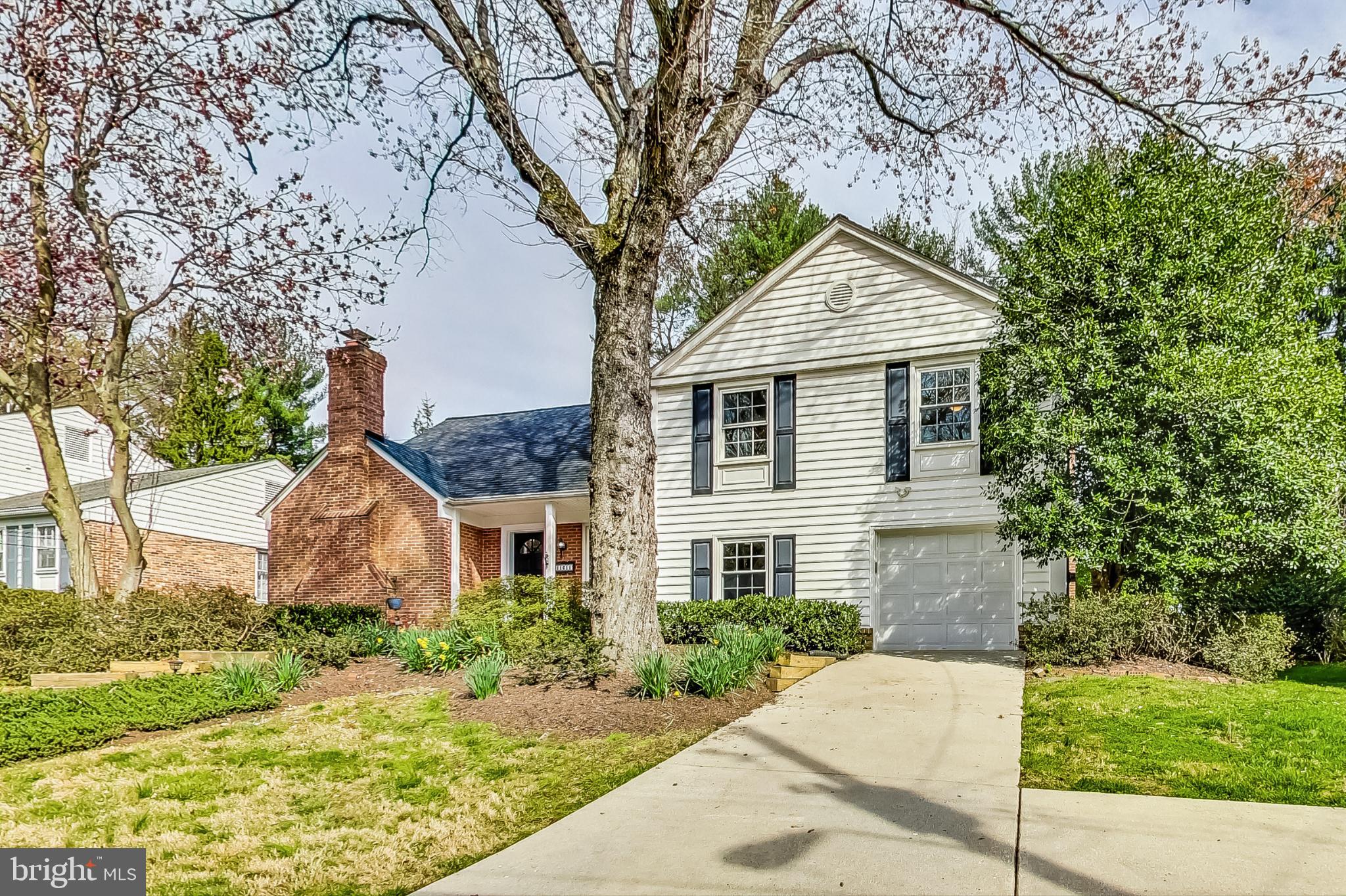 Welcome to this beautifully renovated single-family home nestled in the idyllic suburban neighborhood of Old Farm. This charming residence boasts a thoughtfully designed interior that seamlessly blends modern upgrades with timeless charm.

Upon entering, you are greeted by a spacious living room featuring a wood-burning fireplace, creating a cozy ambiance for gatherings and relaxation. The adjacent dining room provides an inviting space for entertaining, leading to the chef's kitchen, complete with a central island, perfect for culinary enthusiasts. The main level also features a convenient powder room, an office for remote work or study, and a welcoming family room with another wood-burning fireplace, ideal for leisurely evenings.

The upper level offers a private retreat with four bedrooms and two beautifully appointed bathrooms. The master suite is a true oasis, featuring a full-size den, providing a versatile space to unwind or indulge in hobbies. Each bedroom offers comfort and style, making this home perfect for all buyers. 

The finished basement offers additional living space, perfect for various activities, and includes a pool table, adding a touch of entertainment to the home. Step outside to the brick patio and screened porch, offering a serene outdoor setting for al fresco dining and relaxation. The property also backs to Farmland Elementary School, providing a picturesque backdrop and convenient access to educational facilities.

Completing this exceptional home is the one-car garage, providing convenience and storage options. The surrounding neighborhood features mature trees, including the enchanting in-bloom cherry trees, creating a picturesque setting for daily strolls and outdoor enjoyment.

Don't miss the opportunity to make this remarkable residence your own and experience the perfect blend of comfort, style, and suburban charm. Open Saturday and Sunday 2-4pm!