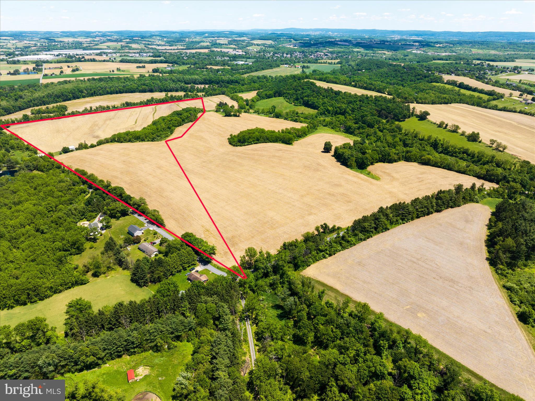 2 parcels with a total of 73 Acres.