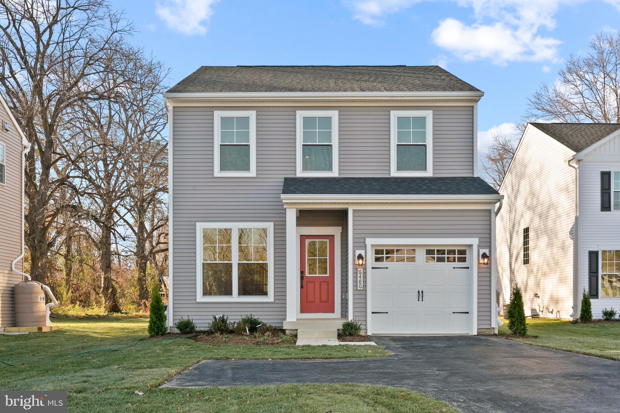 Brand New Single Family Home in Hanover, MD. Last Homesite Available! This home offers 4 bedrooms, 3.5 baths, and 1 Car attached garage. Main level features high-end LVP flooring cascading throughout, Oak wood stairs, a large family room, a bright and open kitchen with custom cabinetry, granite countertops, stainless steel appliances, a kitchen island, and pantry. Upper level features 2 bedrooms with a shared hallway bath and a large master bedroom with a luxury master bath. Lower level family room, which could be used as 4th bedroom, has a full bath and unfinished storage/laundry area. 10 ft noise wall/fence will be installed in the back of the property.