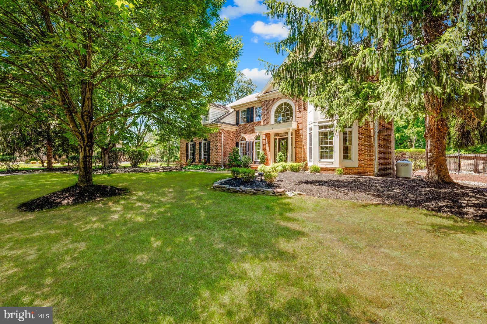 NESTLED  ON A BEAUTIFULLY  LANDSCAPED  1 ACRE LOT IN DESIRABLE WEDGEWOOD GREENE. This impressive 4,200  SQUARE FOOT brick front DeLuca built residence  offers the perfect blend of elegance, spacious living  and resort style  outdoor amenities. Step through the grand two story center hall foyer and discover a thoughtfully designed floor plan featuring 4 BEDROOMS, 3.5 BATHS, gleaming hardwood floors, extensive millwork ,and 2 FIREPLACES that create warmth and character throughout the home. The spacious kitchen is the heart of the home, showcasing custom cabinetry, granite countertops, stainless steel appliances, a large center island and abundant space for entertaining. The dramatic family room features vaulted ceilings, expansive windows, and a stunning floor to ceiling stone fireplace, while formal living and dining rooms provide elegant spaces for gatherings and special occasions. In addition to the home's impressive layout is approximately 450 square foot  flex space-Ideal for a media room, Playroom, Game room or multigenerational living, adding even more versatility to this exceptional home. UPSTAIRS ,the luxurious primary suite with elegant tray ceilings add architectural interest and sophistication with expansive walk-in closets and generously sized secondary bedrooms offer comfort and privacy for family and guests alike.
Outdoor living is equally impressive. Enjoy your private backyard retreat complete with TREX DECK, EP Henry PAVER PATIO, and inviting in-ground pool  with attached spa/hot tub that is professionally cared for, perfect for relaxing or entertaining all summer long. Mature trees and professional landscaping create a serene setting with exceptional privacy.

Additional highlights include detached 2 CAR GARAGE with pull downstairs to the loft. Extensive hardscaping, a picturesque setting that combines luxury, comfort and outdoor enjoyment.

A RARE OPPORTUNITY TO  OWN A TRULY EXCEPTIONAL HOME WHERE EVERY DETAIL HAS BEEN DESIGNED FOR  GRACIOUS LIVING AND UNFORGETTABLE ENTERTAINING.