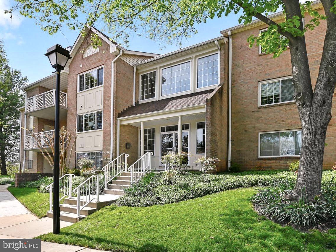 Enormous price adjustment! Enjoy your space? Rarely available garden floor in Rockfleet Gardens in Mays Chapel. This is one of the largest units available with 1794 sq. ft. Not only 2 bedrooms and 2 baths but an additional office and second living room/family room! Right in the Hunt Valley Towne Centre, Close to the Fairgrounds, Easy commute to PA and downtown with I-83, Tons of community pools in the area, and brick bodies gym right around corner.  Low maintenance. All freshly painted! The kitchen was updated with Corian countertops. Built in cabinets. Lots of recessed lighting. Accented by a gas fireplace. The sliding door leads out to the patio and trails. The ground unit faces trees and the jog/bike path. Both bedrooms have a walk-in closet with lighting. Make it your home for the holidays!