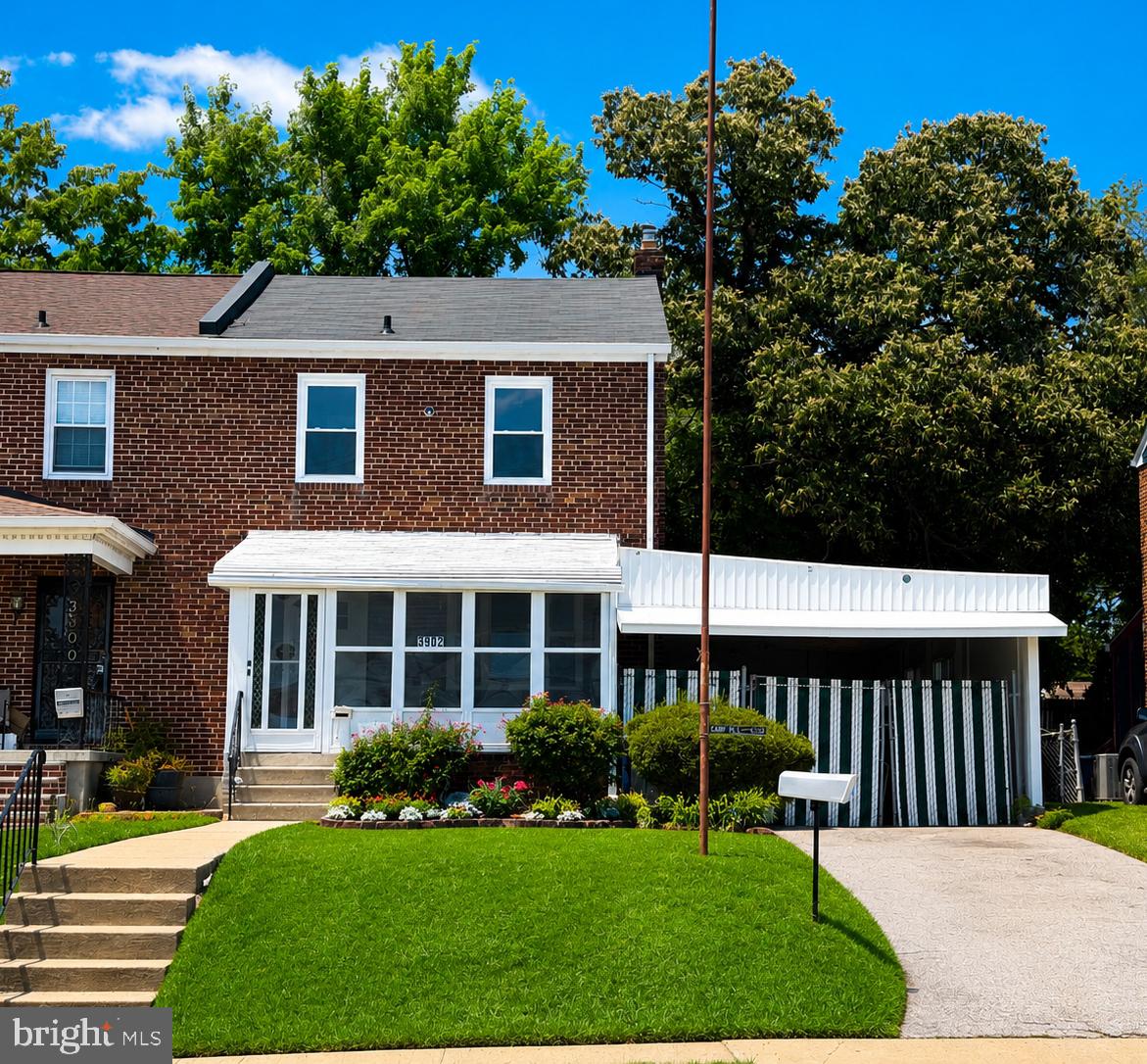 Nestled in the charming Gwynn Oak neighborhood, this beautifully renovated Colonial twin home offers a perfect blend of classic elegance and modern luxury. With a comprehensive renovation completed in 2026, this residence boasts an inviting atmosphere that feels like home from the moment you step inside. Spanning 1,600 square feet, the interior features a harmonious layout that seamlessly connects living spaces. The heart of the home is the combination kitchen and dining area, designed for both functionality and style. The kitchen is a culinary enthusiast's dream, equipped with high-end stainless steel appliances, including a gas oven/range, built-in microwave, and dishwasher. The granite countertops and spacious island provide ample room for meal preparation and casual dining, while recessed lighting enhances the ambiance. Cozy evenings can be spent in the inviting living room, complete with a charming fireplace that adds warmth and character to the space. The home features three well-appointed bedrooms, each designed to provide comfort and tranquility. The two full bathrooms have been thoughtfully updated, showcasing modern fixtures and finishes that elevate the daily routine. The fully finished basement, with outside entrance, offers additional living space that can be tailored to your needs-be it a home office, gym, or play area. Additional highlights include beautiful wood floors throughout, plush carpeting in the bedrooms, and ceiling fans that enhance the home's comfort. The attic provides extra storage space, ensuring that everything has its place. Outside, the property features oversized covered porch, an attached oversized garage with inside access, providing convenience and security. The low-maintenance fenced backyard allows for easy outdoor enjoyment without the hassle of extensive upkeep. This home is not just a residence; it's a lifestyle. With its blend of luxury finishes and thoughtful design, it invites you to create lasting memories in a space that truly feels like your own. Experience the perfect balance of comfort and sophistication in this exceptional Gwynn Oak property.