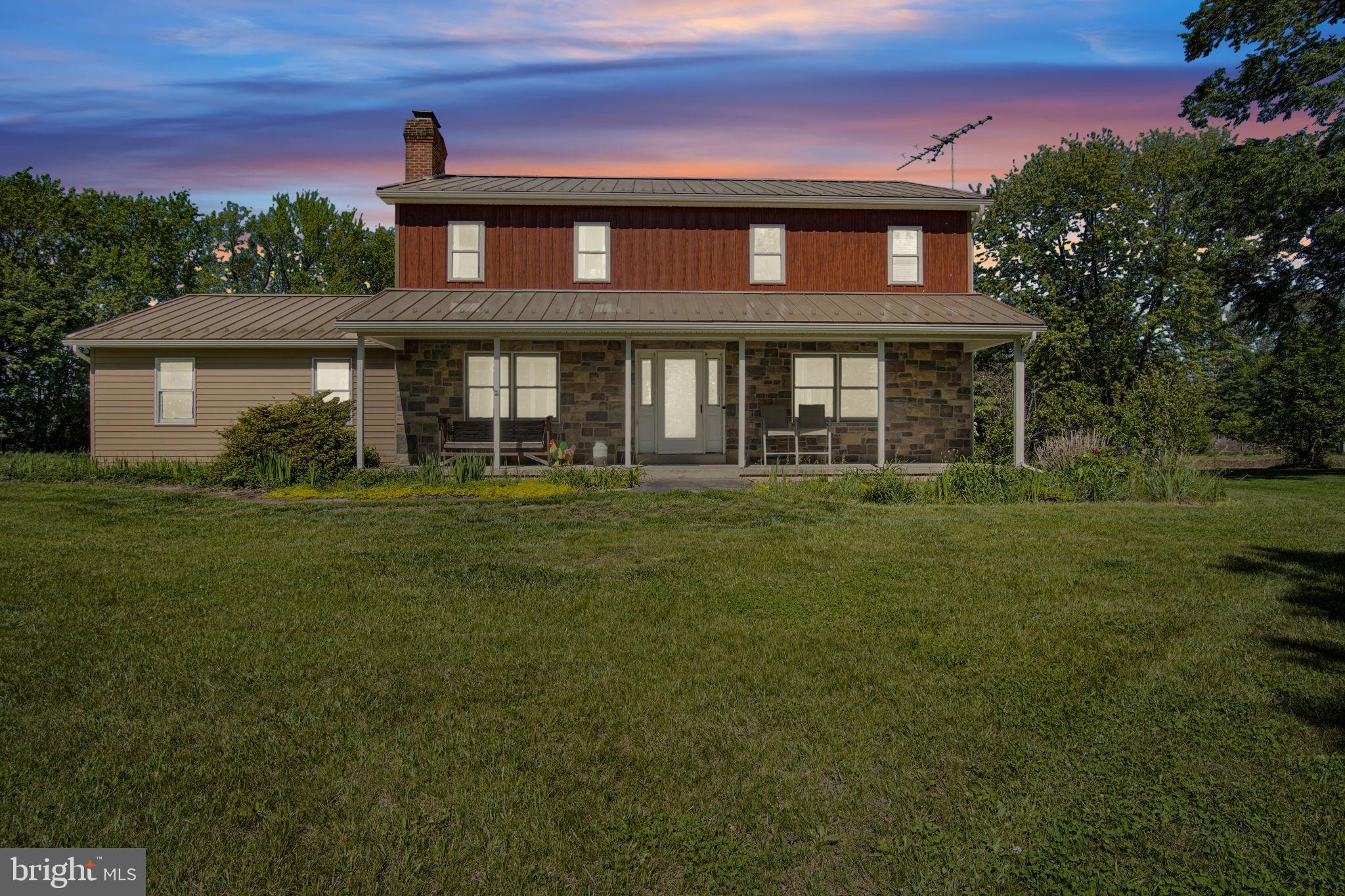 This scenic 10-acre Clean and Green (lower tax benefit) property is ready for you to homestead, raise animals, collect your own eggs and have privacy too. Enjoy the fruit of your own making through the fruit and nut trees adorning the property, large garden, detached 2 car+ garage, pole barn with 2nd floor for storage, a newer green house, 2 chicken coops and an underground pet fence. A well hand pump on the property allows you to water your gardens, plants and animals nicely. 

The gazebo will be a great place to sit and relax and enjoy a tall iced tea and take in your land.

The home was built in 1992 and was rated at the time of building as a PP&L 4 star efficient home. Newer updates are paint, metal roof, new siding with heavy gauge metal siding, triple pane windows installed in upper-floor rooms. 

Gorgeous views from anywhere on the property will bring delight in every season.