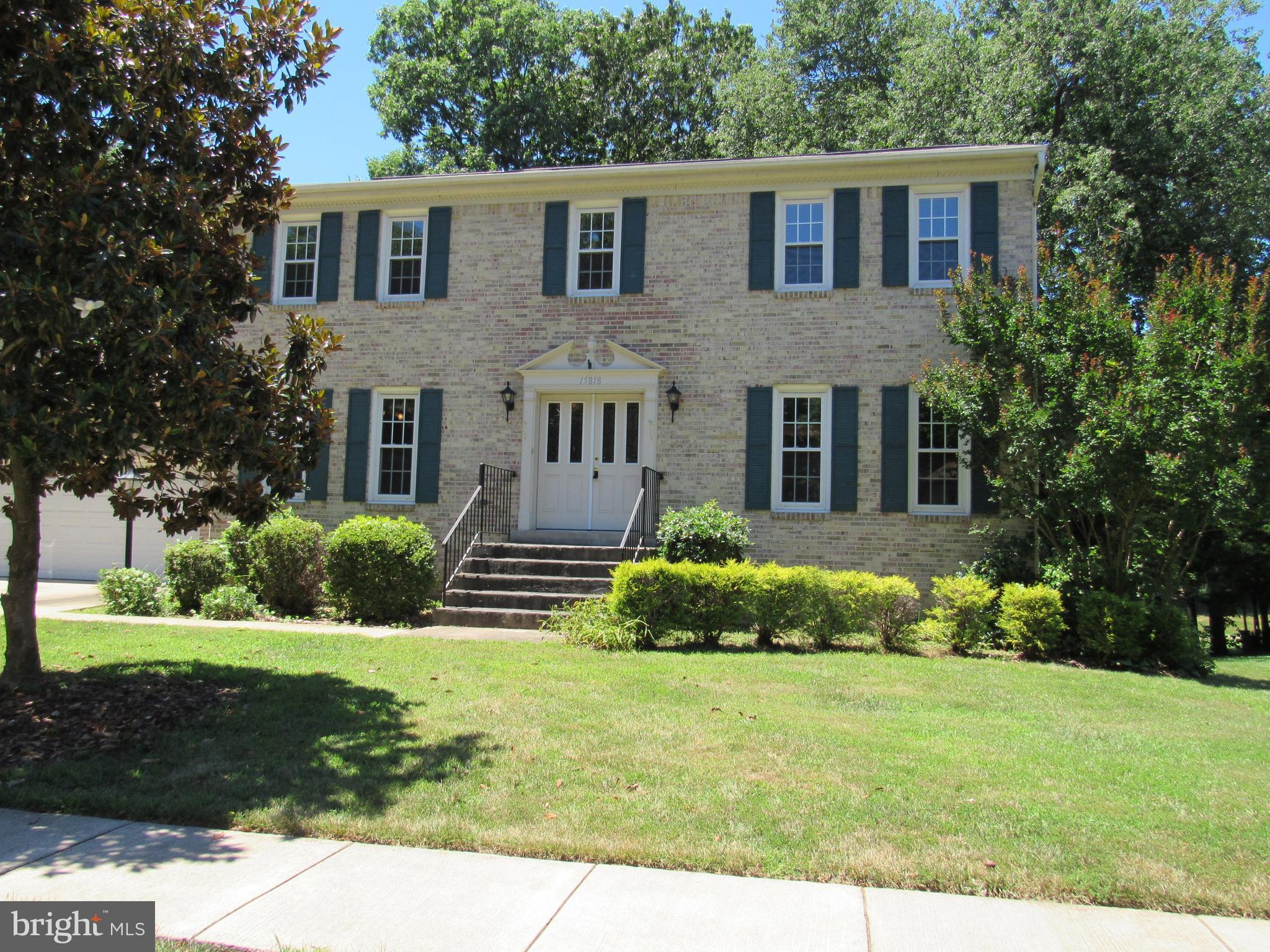 Awesome 4 bedroom and 3.5 bath Colonial with a large fenced rear yard that backs to golf course. Inviting kitchen w/Corian Counter Tops/Double oven/Microwave and recessed lights.  Large family room off kitchen. Laundry located on Bedroom Level for your convenience. Lot's of living space inside and out, Deck, 2-car garage and large driveway and 8'x10' Shed. WILL NOT LAST. Call us for more INFO!