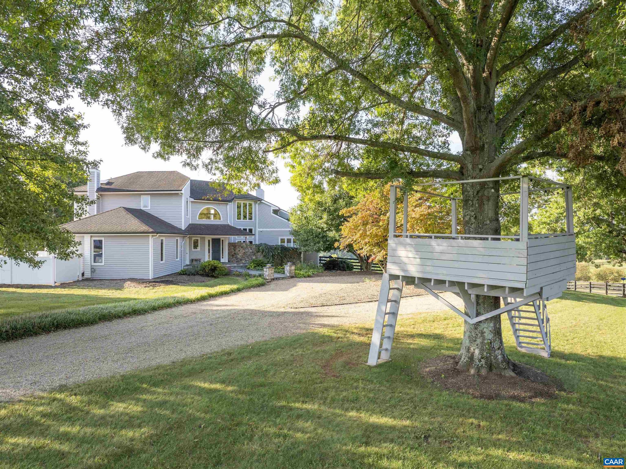 Home, retreat or horse farm on 21 beautiful acres in the heart of North Garden?s sought after Taylors Gap area. An easy 15-minute drive from Charlottesville and the University of VA and you are in this bucolic, peaceful pocket of the county. The solid, 6-bed, custom residence offers an open floor plan and great architectural detail including amazing woodwork.  Significant farm improvement include a 14 stall, center aisle stable, large riding ring and good fenced pasture.  The stable is only a few years old and could be repurposed for any number of uses and the ring could become soccer/athletic field.  Additional improvements include a free standing garage, equipment building and fenced pastures with run-in sheds.  A beautiful, ready-to-go North Garden farm only minutes from UVA, Charlottesville and all its amenities.,Cherry Cabinets,Granite Counter,Wood Cabinets,Wood Counter,Fireplace in Family Room,Fireplace in Great Room,Fireplace in Master Bedroom