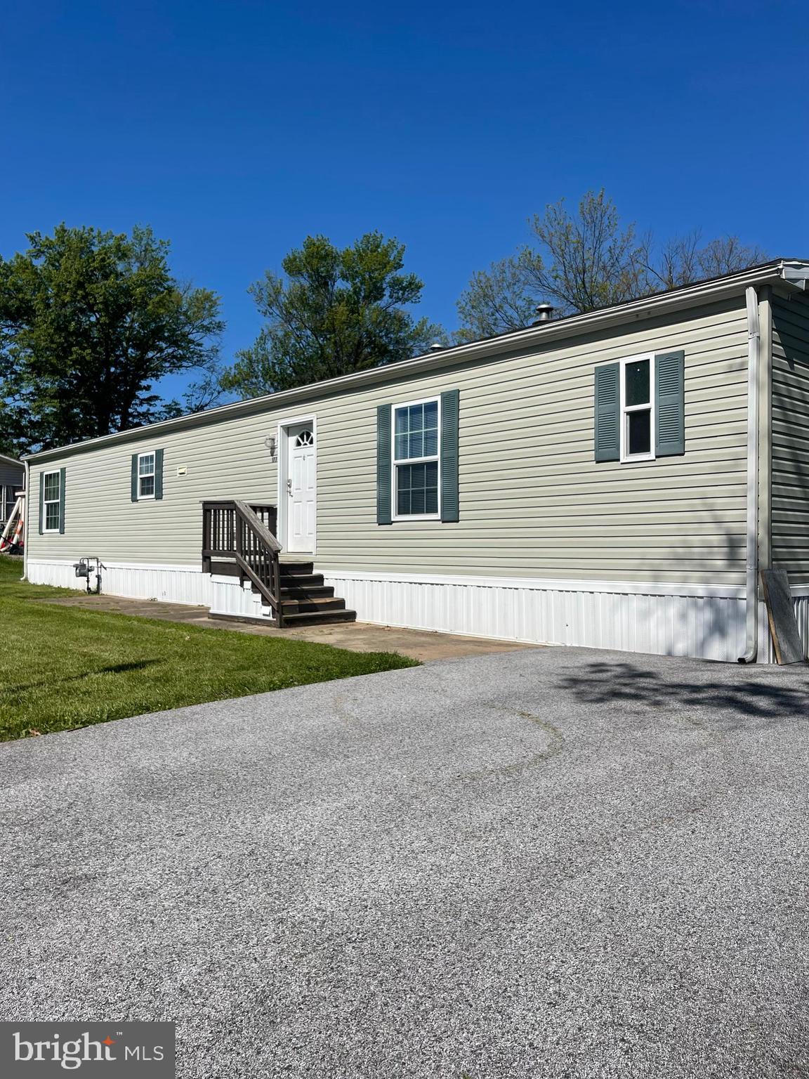 Renovated 2015 Champion 3/2 with 1056 sqft in Thunderbird Terrace.  Home is 16 x 66, very nicely redone and ready for new owners.  Park is quiet and surrounded by fields and nature.  Home has new furnace, water heater, stove, and refrigerator.
All homes are required to have a shed.  This property will need one.

Park lot rent for 2026 :  Lot rent is $551 (+$41 for water and +$50 for sewer).  Dog (under 50lbs) extra $10/ month.  Check park for breed restrictions.  Trash is $74/Q through Penn Waste.  Storage available for $60/month.

Community Room for 1x  fee of $10 for access card.  This has full kitchen and dining set up for entertaining.