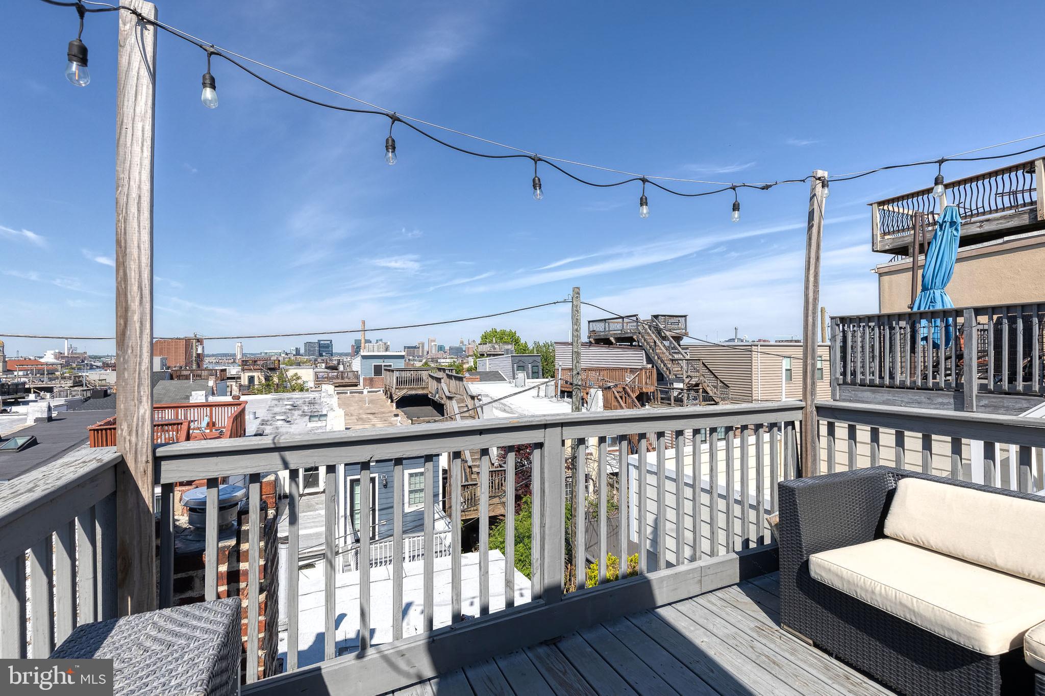 Open House Saturday June 6th 11AM - 12:30PM! Professional interior photos coming soon! FRESH NEW PAINT THROUGHOUT! Welcome to 920 S Ellwood Ave, a stylish 2 bed, 3.5 bath townhome, offering the perfect blend of modern living and unbeatable location. Enjoy a private rooftop deck with sweeping city views, a partially-finished basement with full bath, and a bright, open main level designed for everyday comfort. Just a short walk to Canton Square, you’ll love having local restaurants, boutique shopping, and convenient grocery options right at your doorstep. Whether you're grabbing dinner with friends, running errands, or exploring the waterfront, this home puts you in the center of one of Baltimore’s most vibrant neighborhoods.  A rare opportunity to enjoy urban living with space, style, and walkability all in one.