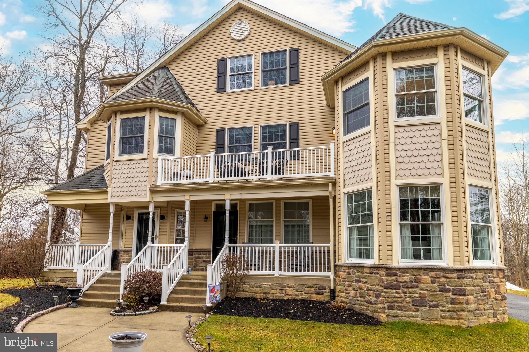 Welcome to this spacious 2614 square feet luxury condominium, one of only three exclusive units in this beautifully maintained community nestled on 1.5 acres of land in Langhorne Manor Borough. 
The Commons at Attleboro is a blend of Victorian architecture with modern amenities. This home is designed with 3 bedrooms, 3.5 baths, a detached garage and ample storage throughout. 
The living room is an open floor plan perfect for hosting any large gathering. This level also features office space, a formal dining room, bedroom, hall bathroom, powder room, and the mechanical laundry room.
The gourmet kitchen is designed with granite counter tops, upgraded cabinets, ceramic tile floor, a double oven, cook-top range, and an exterior vented microwave. The kitchen also offers island seating and a view to the formal dining room with access to a large deck overlooking a wooded area. 
The upper-level hosts the primary suite with a large walk-in organized closet and an over-sized 4-piece primary bathroom. Highlights of the primary bathroom include a corner whirlpool tub, a four foot standing shower, and another walk-in closet! The upper-level also features a third bedroom, full hall bathroom, along with a storage closet. 
The Commons at Attleboro neighbors Cairn University and is within walking distance to the Langhorne Train Station. This community has been designed to offer maintenance-free living and easy access to all major roads for points North, South, East and West. 629 Bellevue Avenue offers a blend of comfort, convenience, and privacy. 
Step inside to discover this unique property and make this house your home!