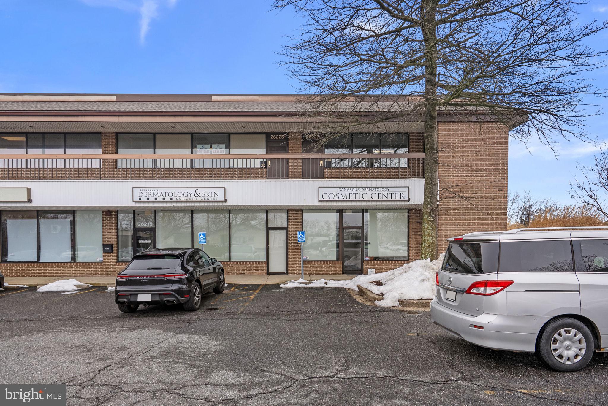Commercial condominium opportunity available for both sale and lease in the well-positioned Damascus Square. Located on the upper level of an established office building, this versatile space was previously utilized for medical use, offering a functional, large open layout well-suited for a variety of applications. Inside, you’ll find a bright, carpeted interior enhanced by abundant natural light and classic chair rail detailing—an ideal setting for a welcoming reception or lobby area. The space flows into a generously sized open office area, providing flexibility. A convenient half bathroom adds to the practicality of the layout. Positioned just off a main road, the property benefits from excellent visibility and accessibility. A large shared parking lot provides ample parking for clients and staff alike, while the surrounding area features a strong mix of established businesses that contribute to steady foot and vehicle traffic. Convenient access to Routes 108 and 27 further enhances connectivity for commuters and clientele. This is an exceptional opportunity to establish or expand your business in a thriving and highly accessible commercial setting.