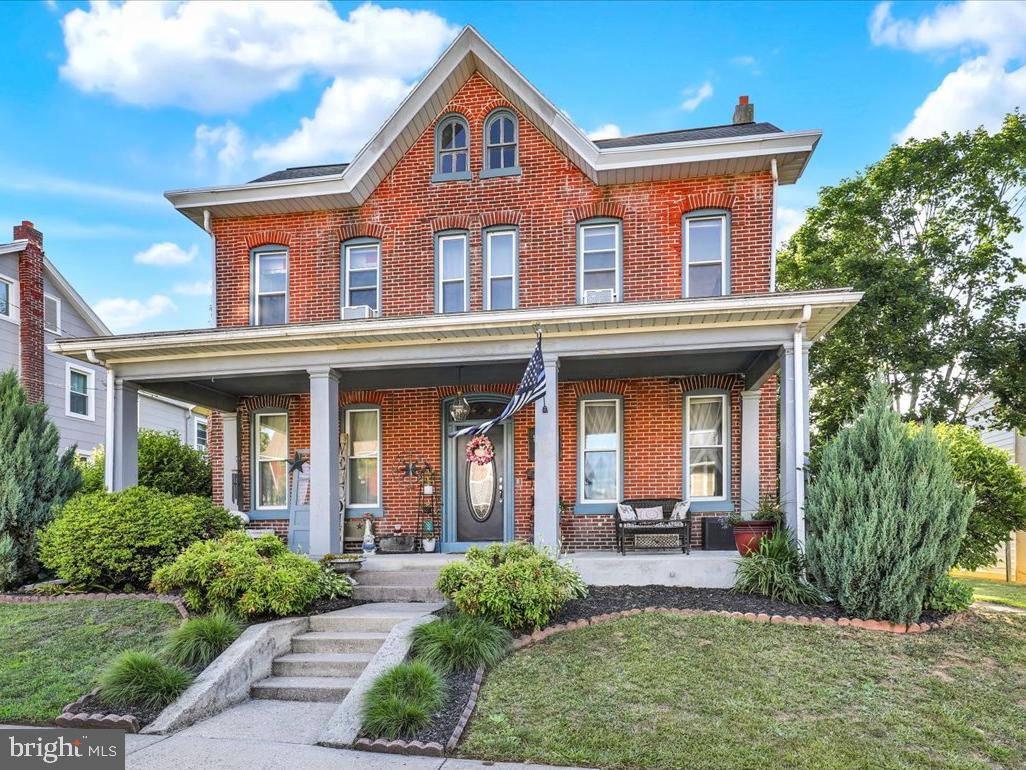 Welcome to 126 S Spruce Street in the Daniel Boone School District! This timeless brick beauty has
loads of character and charm while offering four bedrooms, two full baths, and a detached one car
garage. Relax and unwind on the large covered front porch or enjoy outdoor entertaining on the
covered deck overlooking the expansive, fenced backyard featuring a large paver patio. Step inside
to discover 9+ foot ceilings, updated flooring throughout the main level, and generously sized living
spaces. The inviting first floor features a spacious dining room ideal for hosting larger gatherings
during the holidays. The laundry room is now also conveniently located on the main floor, adding
everyday practicality. Upstairs, you will find four comfortable bedrooms as well as a bonus room in the
finished attic. This area provides great space for a home office or game room. Conveniently located
near shopping, dining, and major roadways, this charming home offers the space and character you
have been searching for. Do not miss the opportunity to make this classic property your next home!