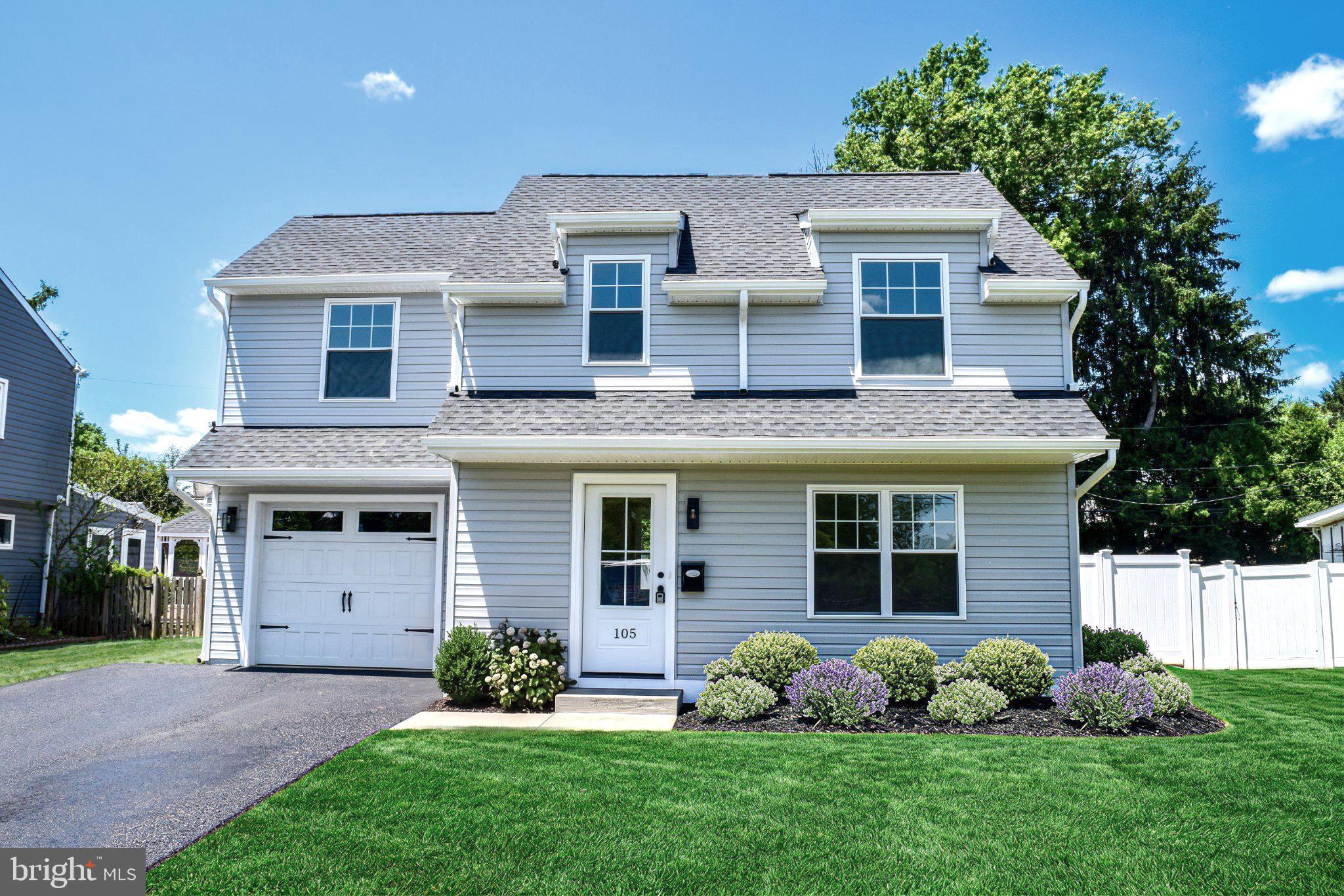 Welcome home to this stunning single-family residence in the highly acclaimed Springfield School District. Completely transformed through a full gut renovation with a thoughtfully designed addition, this home offers the perfect combination of like-new construction and the charm of an established neighborhood. *Taxes are estimated

Designed for today's lifestyle, the home features 4 spacious bedrooms, 2.5 bathrooms, upstairs laundry, abundant closet space and storage, finished-in-place hardwood flooring, and a cozy gas fireplace. The luxurious primary suite serves as a private retreat with a massive walk-in closet and a spa-inspired bathroom. A versatile flex room provides endless possibilities as a home office, gym, playroom, or additional living space.

The beautifully appointed kitchen is the heart of the home, showcasing stainless steel appliances, quartz countertops, a farmhouse sink, extensive cabinetry, and a large island with seating- perfect for everyday living and entertaining. The finished basement adds valuable living space and flexibility, making it ideal for a media room, recreation area, home gym, bar, or whatever best suits your needs.

Step outside and enjoy summer in the partially fenced backyard featuring a patio and lush green lawn, ideal for relaxing, entertaining, or play.

Conveniently located for commuters, this home is within walking distance of the regional rail and just minutes from Route 309 and the Pennsylvania Turnpike, providing easy access to Philadelphia and beyond.

Move right in and enjoy the comfort, style, and convenience of a truly turnkey home.