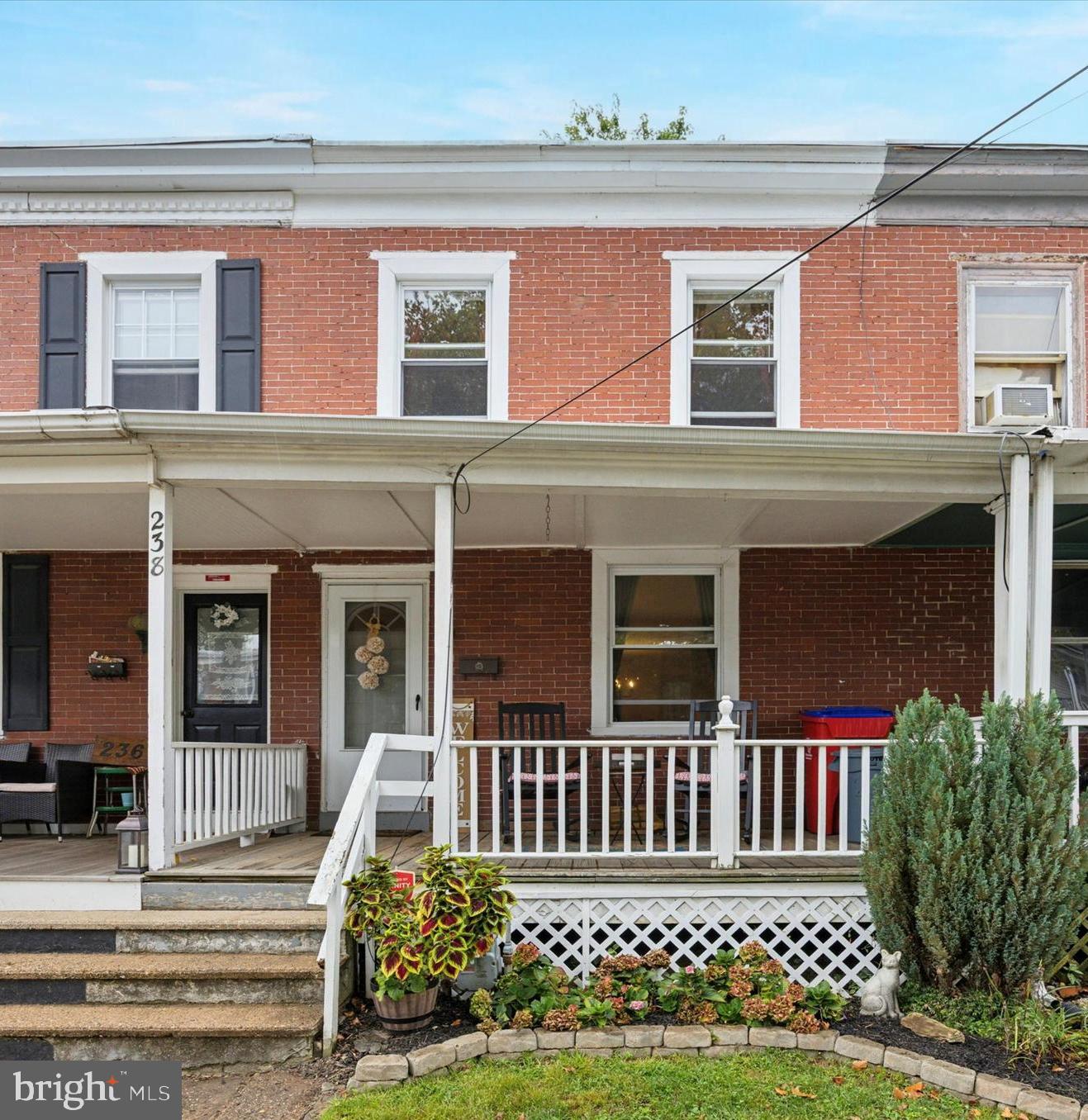 Welcome to 238 Cleveland Street — a beautifully maintained 3-bedroom, 1.5-bath townhouse thoughtfully updated. This Home offers modern living with classic character in the desirable Harriman section.

Step inside to find an open, light-filled layout with hardwood-style flooring throughout. The main level features a spacious living area, a fully updated kitchen with white shaker cabinets, quartz countertops, stainless steel appliances, and a large central island. A remodeled half bath and convenient stacked washer/dryer complete the first floor. Upstairs, three move-in-ready bedrooms provide ample space and natural light.

Outside, enjoy a covered front porch for neighborhood charm and a private, tree-shaded backyard. Situated on a 2,400 sq. ft. lot, this low-maintenance home is perfect for comfortable living or investment.

Prime Walkable Location: Just steps from Spurline Park (scenic 2.5-mile paved trail with extensions for walking, biking, and river views), Bristol Waterfront Park with boat docks and recreation, and vibrant dining/shopping along Mill, Market, and Radcliffe Streets. Experience historic river-town living with easy access to everything Bristol has to offer.

Move-in ready and full of appeal — schedule your showing today!