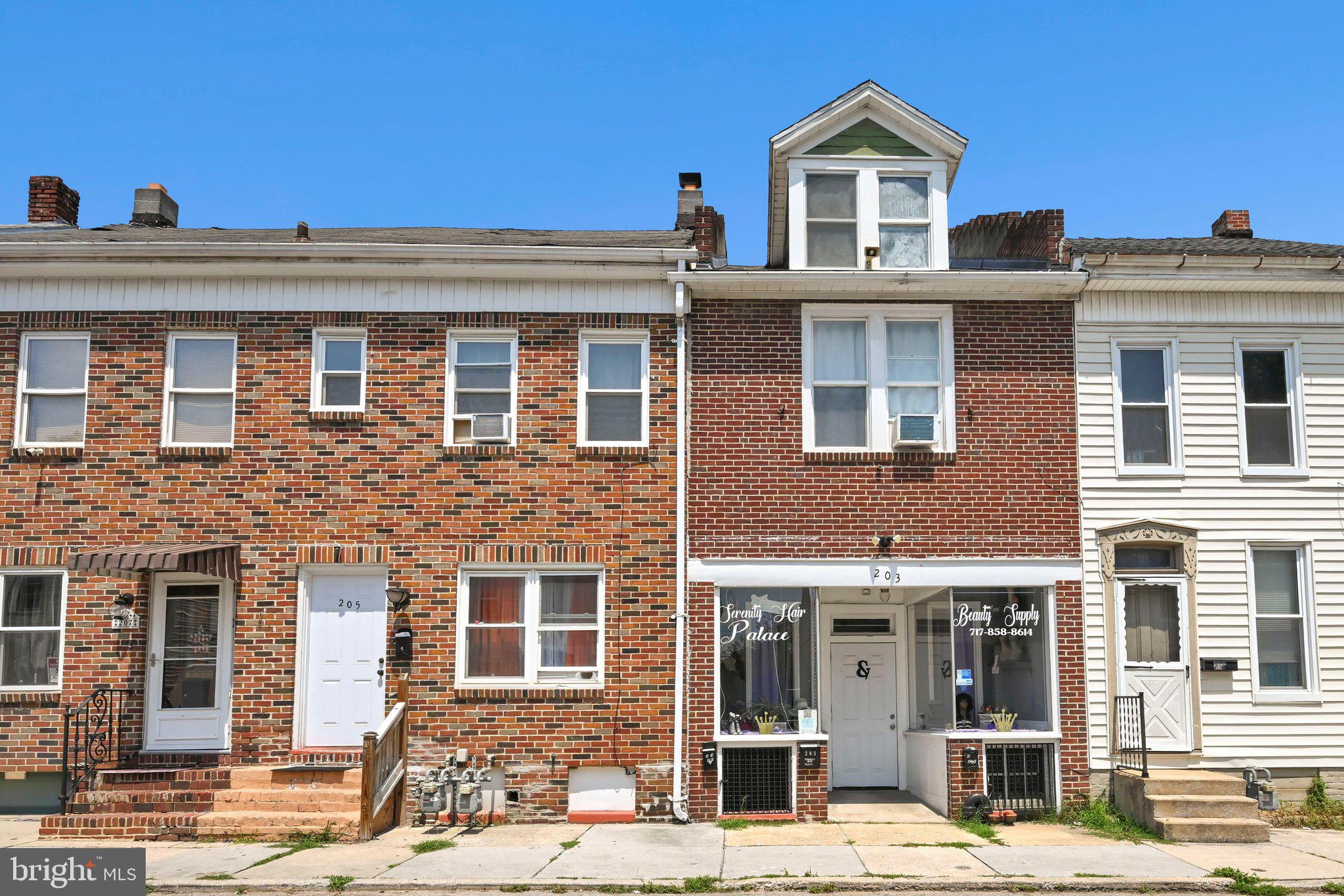 Fantastic opportunity to build equity with this fully occupied, mixed use, four unit commercial investment property! With recent renovations and professional management in place this is a turnkey investment with plenty of upside! 203 Park Pl is a townhouse featuring 3 bedrooms and 1.5 bathrooms currently rented at $1,200 per month. 205 Park Pl features a commercial unit on the first floor, with the second floor consisting of two apartments as well as coin operated laundry for the tenants! Clean and well maintained with $45,000 in annual rental income and potential to increase this property is ready to cash flow from day one! Don't miss the chance to add this to your portfolio!