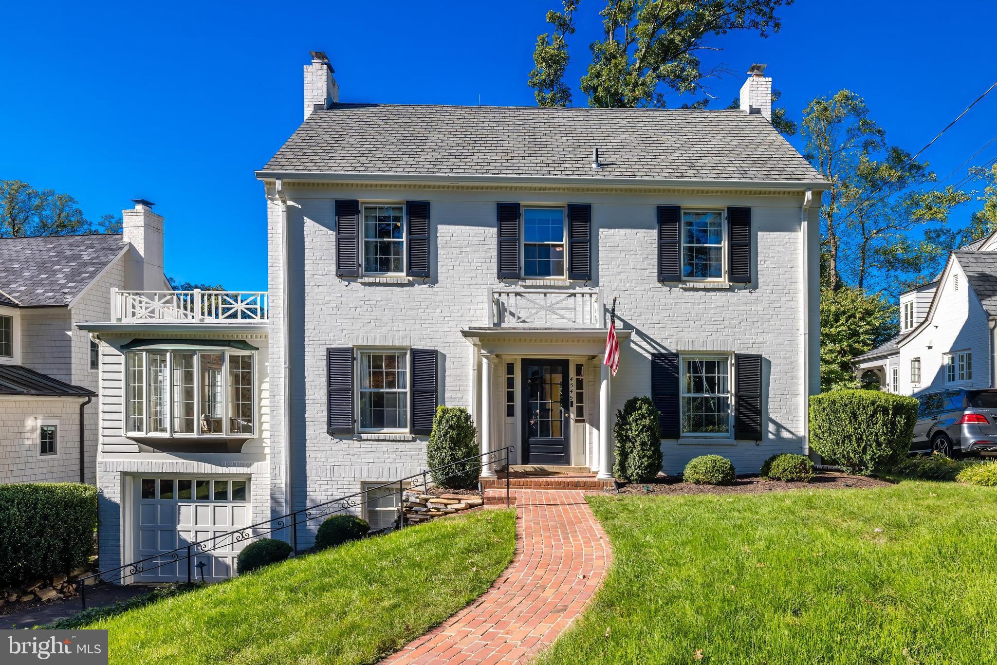 Welcome to this beautifully expanded Colonial charmer, nestled on one of the most picturesque streets in the coveted Country Club Hills neighborhood. Blending timeless charm with modern sophistication, this home has been thoughtfully updated to offer functionality and class.
As you enter, you are greeted by a true center hall, with a formal living room to your left, complete with a cozy gas fireplace, and an elegant formal dining room with a timeless Waterford crystal chandelier to your right. Continuing beyond the living room, a sun-filled, spacious room with a gorgeous bay window, wall of windows and sliding door with access to rear patio, offers endless possibilities for a home office, study, or playroom.
At the rear of the main level, you’ll find a chef’s dream kitchen, equipped with top-of-the-line Viking appliances, including a 6-burner stove and hood, microwave, and a Leibherr stainless steel refrigerator with a dual-drawer freezer.  A Bosch dishwasher, under counter wine fridge, and center island with pendant lighting complete this gourmet space, along with a convenient walk-in pantry. Perfect for both casual dining and entertaining, the kitchen flows seamlessly through a charming wet bar area into an expansive family room addition with a vaulted ceiling. Step out of the French  doors for easy access to a private deck and lush mature trees and landscaping that await in the fully fenced rear yard. 
The second level boasts a serene primary suite, featuring a serene remodeled bathroom. Two additional bedrooms share a well-appointed hall bath with new vanity. A third level offers even more versatile space—two rooms that can serve as bedrooms, offices, or whatever suits your needs—along with another beautifully remodeled full bath.
The lower level provides a relaxing recreation room with a fireplace, ample space for a home gym, and a laundry area, along with an additional bathroom. The attached one-car garage is also conveniently accessed from this level.
Throughout the home, you’ll find gleaming hardwood floors, recessed lighting, and fresh paint, all enhanced by a brand-new water heater and a resurfaced driveway. This move-in ready home offers both the character of a classic Colonial and the comforts of modern living—your perfect sanctuary in the heart of Country Club Hills.