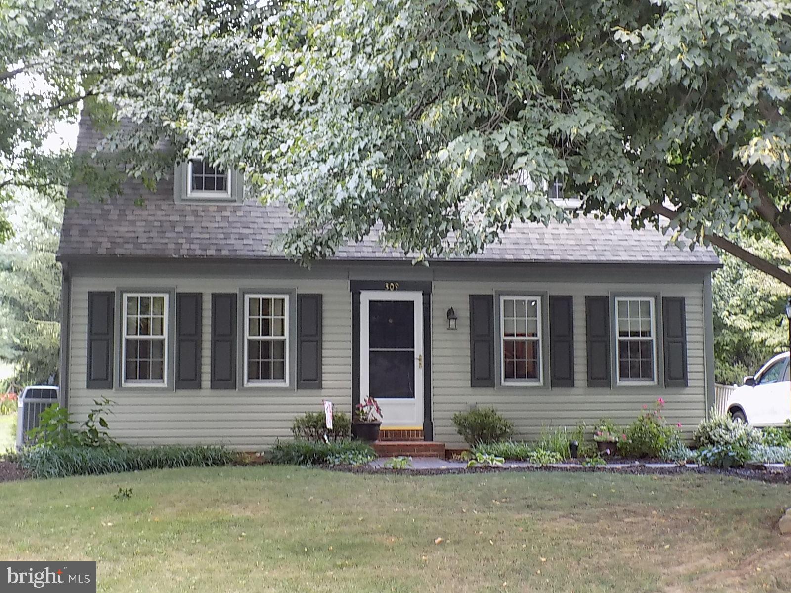 This adorable cape cod is situated in a quiet neighborhood near Overlook Park in Nicholson Square. Don't let the exterior size fool you as this home boasts 4 bedrooms and a possible 5th in the basement. This is a move in ready, as everything has already been done for you. New paint, remodeled bathroom, beautiful kitchen with Corian counter tops, stainless steel appliances and breakfast bar. Enjoy your evenings sitting in the back yard on a beautiful brick patio admiring the meticulously kept landscaping. New siding, heat pump, central air, roof, gutters and skylight have all been recently replaced. This is a low maintenance home so schedule your private viewing today!!