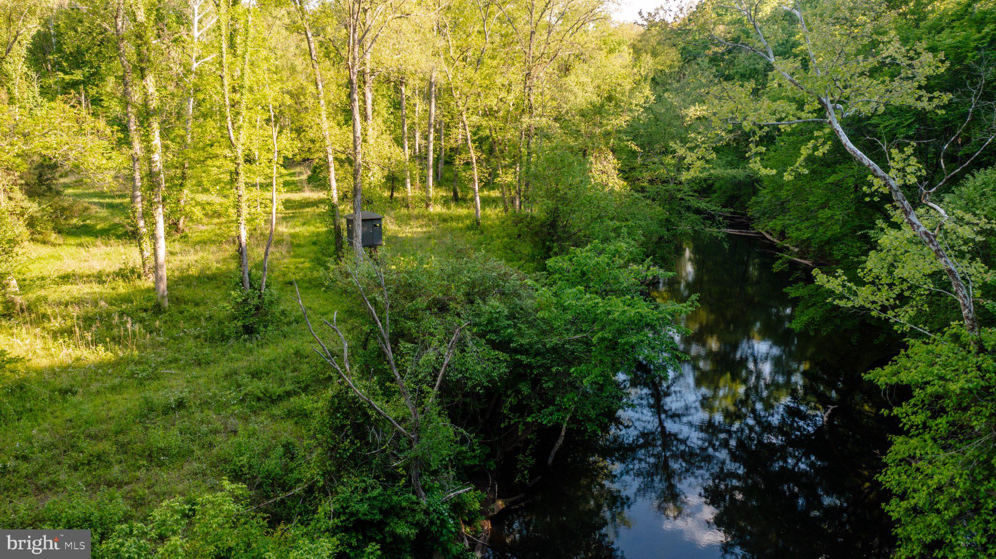Located off Harts Mill Road in the heart of Louisa County, this 25+/- acre tract is a true hunter’s haven along the South Anna River. Despite its size, this property is loaded with proven wildlife history, including a strong track record of mature bucks (see trail camera photos at the end of the gallery). The combination of thick bedding cover, natural travel corridors, and diverse habitat creates an ideal environment for holding deer, turkey, and even bear.

The current owner has enhanced the property by planting both pine stands and pockets of bald cypress, adding character and increasing habitat diversity. An established trail system provides easy access throughout, leading to multiple stand locations and a prime setup near the existing box blind. The open area located along the southern portion of the property near the South Anna offers an excellent opportunity to reestablish a productive food plot, further boosting the property’s already impressive drawing power. Surrounded by larger tracts and protected by river frontage, this property hunts much bigger than it lays.

Conveniently located less than a mile from U.S. Route 522 (Zachary Taylor Highway), the property offers quick access to Interstate 64, making for an easy drive to Charlottesville or Short Pump.

With multiple gated access points, ample road frontage, and significant river frontage, both accessibility and seclusion are covered. The box blind pictured may be purchased separately. The property lies within wetlands and floodplain, limiting traditional residential construction; however, it may allow for certain recreational or utility structures with proper approvals—buyers should perform their own due diligence.

If you’re looking for a small acreage tract that delivers big-time hunting and recreational opportunities, this one checks all the boxes.