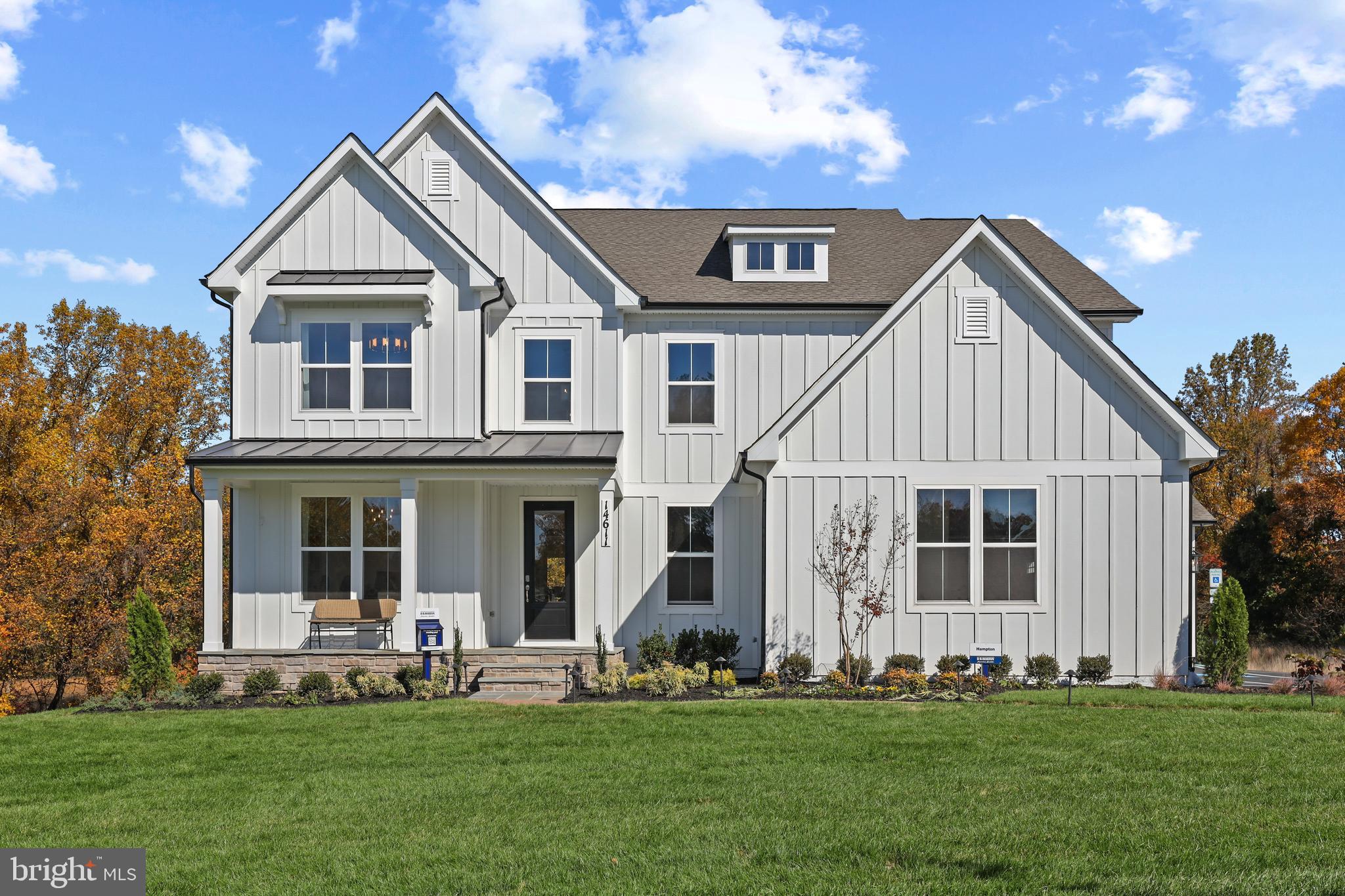 Country meets luxury living on this private, 1 acre cul-de-sac homesite. The home is over 4,600 sqft above grade and comes complete with a finished basement (brining the sqft total of the home to 6,000 sqft) with a 4-car garage. The Hampton features an extensive grand 2-story foyer, formal dining room, tray ceilings, and fireplace. The chef's kitchen includes a double oven, stainless steel appliances and walk-in pantry. Basement includes a finished rec room, bedroom and full bathroom.  This well-appointed floor plan allows for 6 bedrooms, 6.5 bathrooms and home office. Buyer can still make interior design selections.  May closing. *Photos not of actual home, and are of a similar model*