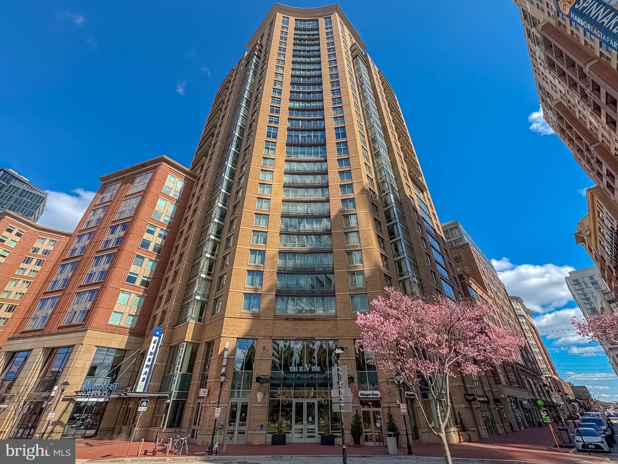Watch July 4th fireworks from your home!  

Discover an exclusive Harbor East condo boasting breathtaking WATER and CITY views! This FRESHLY PAINTED sophisticated one-bedroom, one-bath residence features floor to ceiling windows in the living room so you can enjoy the "vue" day or night!  The open-concept gourmet kitchen is equipped with granite countertops, pull-out faucet, backsplash, and stainless steel appliances. The spacious primary bedroom offers a walk-in closet off of the hallway and stunning views. The luxurious spa bath includes a large walk-in shower and copious vanity space.   Laundry is in unit behind a closet door.

One assigned parking space is included and the space is very close to the building entry door, too!

The Vue condominium is located in Baltimore's most desirable neighborhood, Harbor East, and is just steps from top-tier restaurants, boutique shops, Whole Foods, Starbucks, Pier 6 for Summer evening concerts and many other amazing festivals, restaurants, concerts and more!