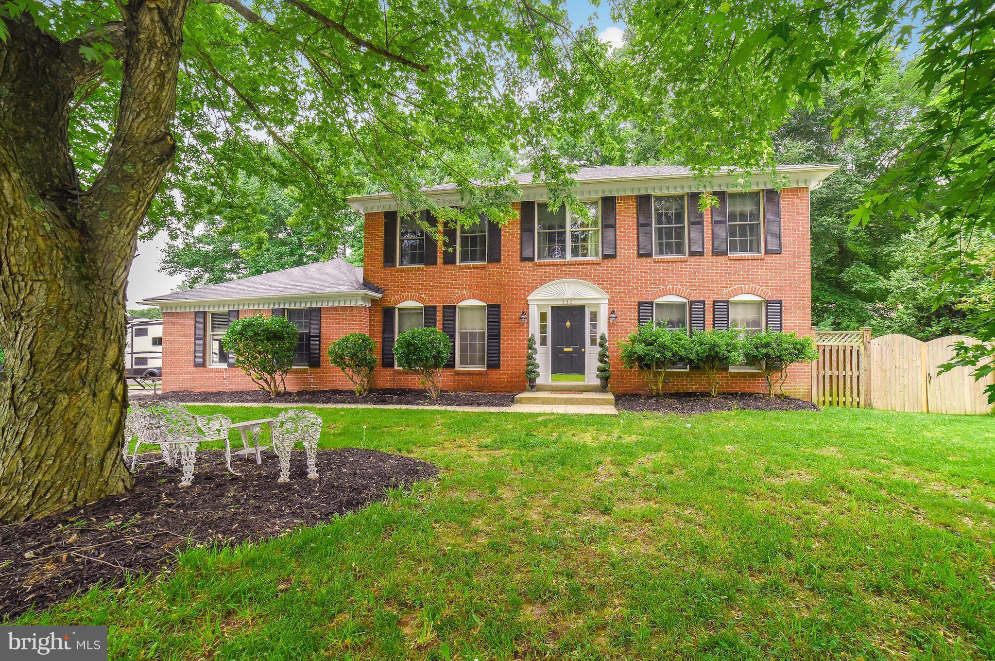 Location Location Location! Brick front colonial in sought after Quailwood...situated on a corner lot with a private backyard. Kitchen w/granite counters, overlooks family room w/FP. Lux master suite w/updated master bath. 5th BR on main level. Updates include: heat pump & roof. Backyard patio & 1 car garage.