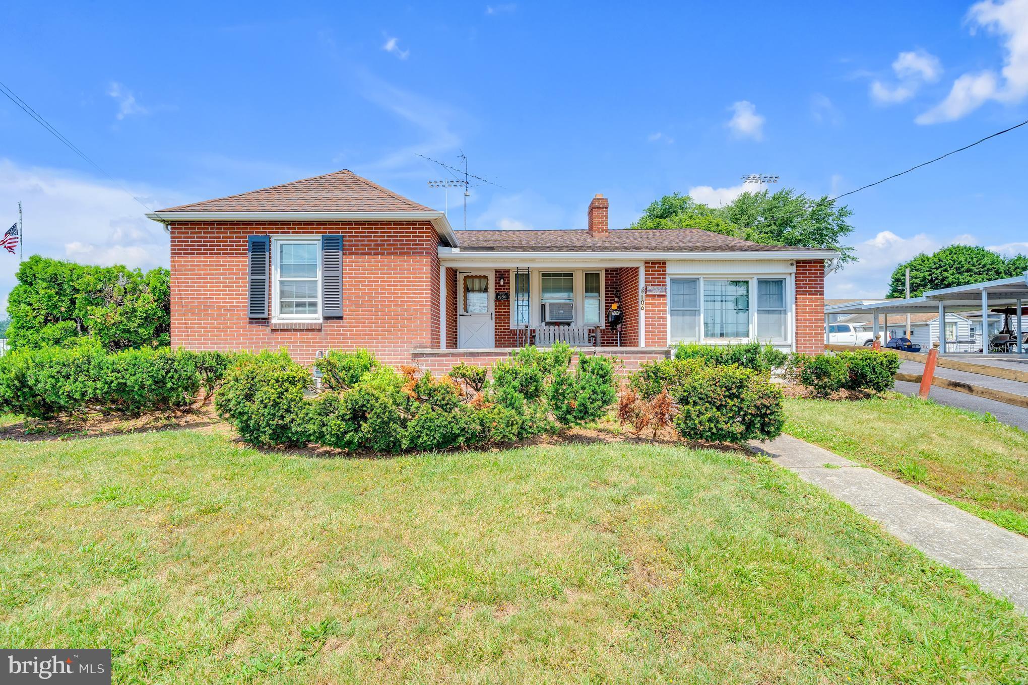 Located in the highly desirable New Oxford Borough, just minutes from New Oxford schools, this solid brick rancher style home offers incredible potential in a prime location. Featuring 3 bedrooms and 1 full bathroom, this property is perfect for buyers looking to build equity and make a home truly their own.
Inside, you’ll find hardwood flooring and a cozy fireplace that adds warmth and charm to the living space. The home has great bones and a functional layout, ready for your personal updates and vision.
Step outside to enjoy the small front porch, or take advantage of the enclosed sunroom—an ideal space to renovate into a relaxing retreat. The property also boasts a large detached garage with an upper level, offering excellent storage or workshop potential, along with a covered carport and spacious driveway providing ample parking.
Conveniently located near schools, shopping, and commuter routes, this home is a rare opportunity in a sought-after area. With a little love and care, this property can truly shine! 2 parcels totaling .52 acre