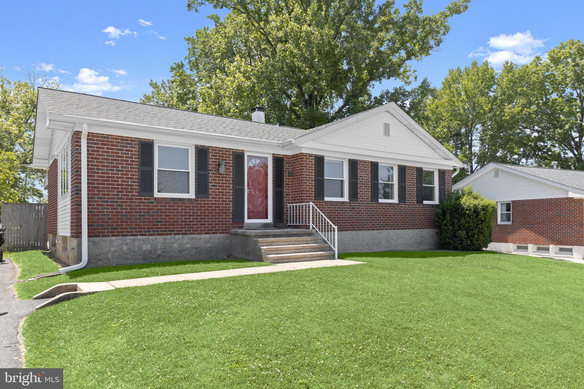Your search for an updated rancher with a spacious backyard ends here. Welcome to 2325 Harford Hills Road, a move-in-ready 4-bedroom, 2-bath home located in the desirable Perring Park neighborhood.
Step inside to an inviting open-concept main level where a sunny living room is enhanced by rich hardwood floors and a versatile neutral color palette. The adjacent eat-in kitchen offers both style and functionality with stainless steel appliances, including a gas range, gleaming quartz countertops, a designer tile backsplash, and a peninsula breakfast bar that provides additional seating and workspace. The dining area is perfectly positioned for everyday living and entertaining, featuring a sliding glass door that opens to the patio and the spacious, fully fenced backyard. Convenient main-level living continues with a primary bedroom that includes an en suite powder room and custom built-in armoire-style storage. Two additional bedrooms, each with matching built-in storage, plus the full hall bath, complete the main level.
The finished lower level expands the home's living space with a large recreation room featuring luxury vinyl plank flooring that adds both durability and comfort. This level also includes a private fourth bedroom, a full bath, and a utility room with a washer and dryer.
Recent improvements provide added peace of mind and include newer upper-level windows, a renovated kitchen with updated appliances, hardwood flooring, roof, and fencing. The water heater was replaced in 2023.
Combining thoughtful updates, flexible living space, and a convenient location near I-695, I-95, shopping, dining, and everyday amenities, this home offers an exceptional opportunity to enjoy comfortable living in an established neighborhood.

Note:  Select interior photos have been virtually staged.