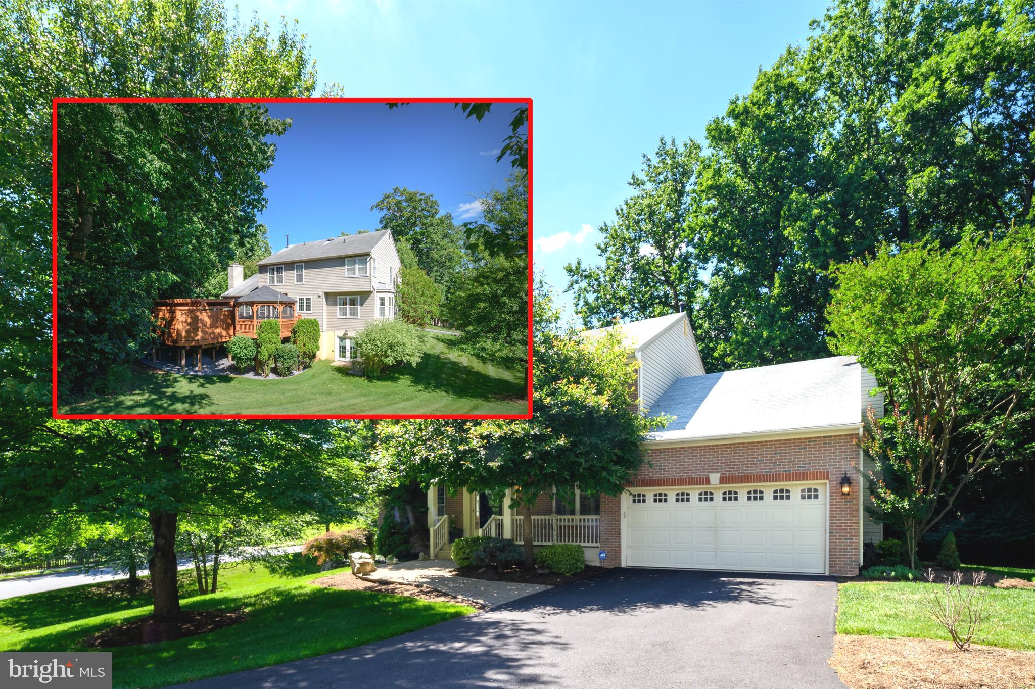 From the front to the back - this house is truly one of a kind gem! Going from the front of the house, which sits on a private cul-de sac, to the back of house with a two-level deck, including a screened in gazebo and an oversized hot tub, this house has it all and then some! Coming in from the paved brick walkway you will step into the two-story entry with a curved staircase. Take advantage of the "true" home office with double doors for privacy and quiet and a large window overlooking the front porch.  The formal living room and full-size separate dining room allows for large family and friends gatherings. The professionally designed gourmet kitchen with an oversized, full-length eating island contains an additional sink, which is very handy for food preparation and/or entertaining.  The owner is conveying the designer stools that match the island. Wait until you see the professional, six burner stove with grates that rotate for use in cooking with a wok or bowl -very top of the line!  The built-in display wall also contains a wine/water refrigerator. The kitchen has direct access to the deck for ease of barbequing, etc. All of this space opens up to the family room with a wood burning fireplace. The owners had a hard gas line installed up to the fireplace for potential gas insert, should the new owner desire to add the change from wood burning to gas usage.  Surrounding the room are walls of windows allowing for a lot of natural light and views of the surrounding trees.  The laundry room in on this level for ease of chores.  In addition to the four bedrooms and two remodeled full baths upstairs, the lower level is a true gem for family and guests' enjoyment. Start with the beautiful, dark wood bar, including a refrigerator and ample storage space- add the designer bar stools, that the owner is conveying, and you are instantly ready for entertaining. This space also has a separate pool table room, a separate TV room and a full bath. The door to the outside is a Pella door with internal sliding shades. You can access the deck from this area as well as from the upstairs main floor where you can enjoy the oversized hot tub, nestled in the built in private alcove; or enjoy the screened in gazabo with a ceiling fan and lighting; or sit in the outside deck area with built in seating that is large enough to add an entertaining table. The owner has provided a list of dates of all the improvements/replacements having been competed; to name a couple: entire windows replaced by Thompson Creek; a stand-by generator by Kohler, upgraded cable and WI-FI extender, etc.  For a home that has all you want or need, and has been meticulously cared for, this house can't be beat!