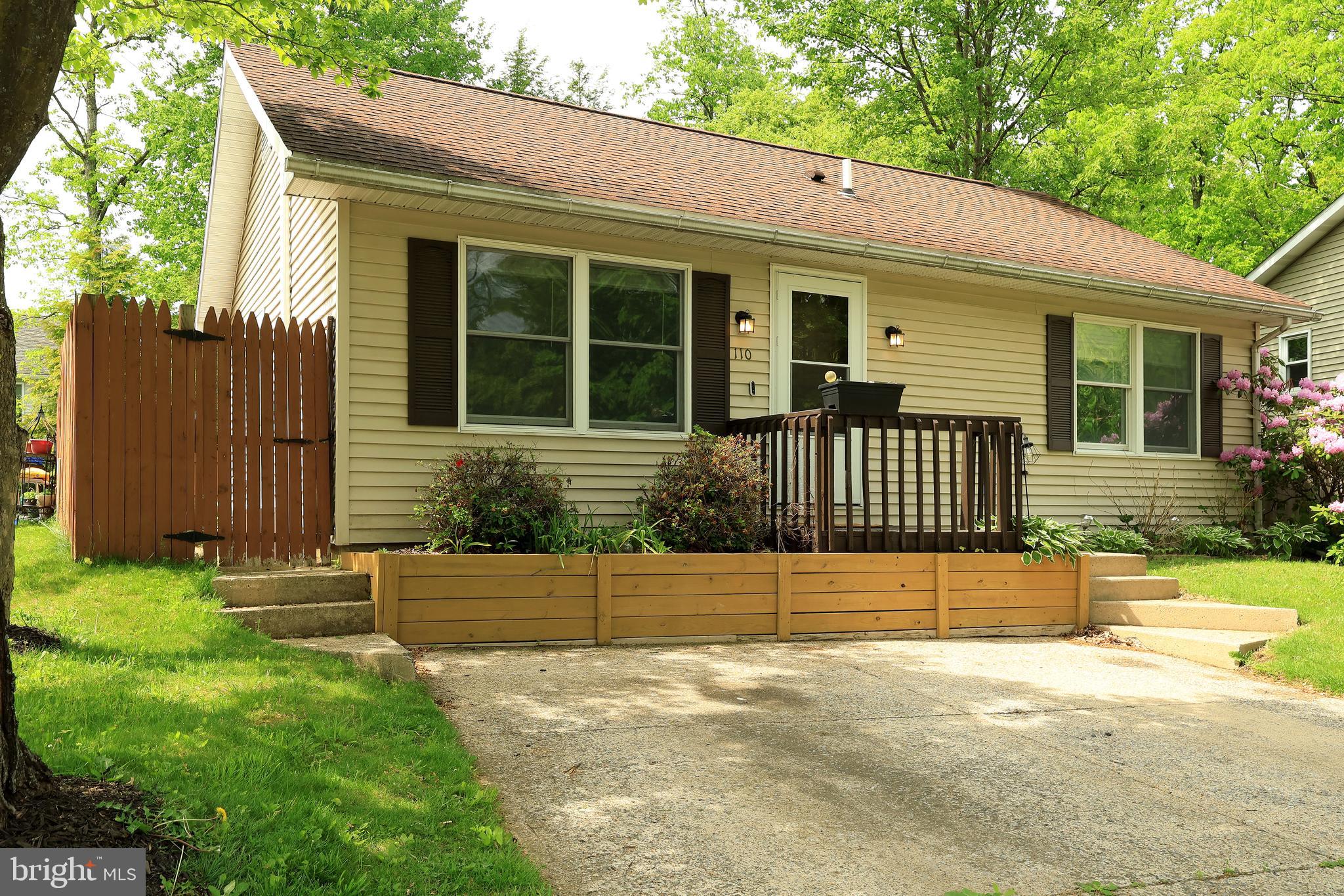 Fantastic, remodeled two bedroom ranch home on an owned lot at a great price!  With many recent improvements, you can move in and begin enjoying your home right away.  Enjoy one-floor living with solid surface flooring throughout and recently installed mini-split heat pumps for efficient heating and cooling.  The kitchen was remodeled in 2022 and features new cabinets, granite countertops, a tile backsplash, and stainless steel appliances.  A convenient primary bedroom half bath is in addition to the updated full hallway bath.  Have fun on the patio and deck under the party lights or relax by the firepit in the fenced-in backyard.  Other features include a storage attic with fold down latter, a new vinyl shed for additional storage, a new water heater, and main-floor laundry.  Enjoy walking on the neighborhood path behind the house or have fun at the two neighborhood parklets.  Close to a bike trail, state lands, shopping, restaurants and schools, and only a few miles to Penn State's Campus, medical facilities, and downtown State College.  Easy access to I-99 for commuting and close to bus service, too.  So much to love at an affordable price!