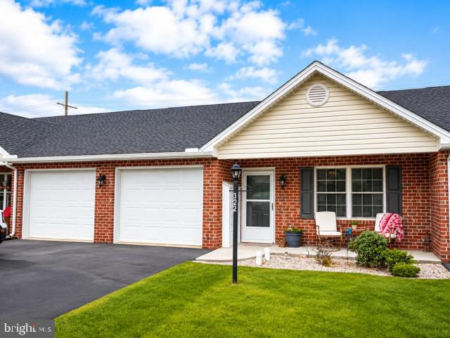Enjoy the ease of one-story, low-maintenance living in this beautifully maintained 2-bedroom, 2-full bath townhouse located in Thornwood Village community in Shippensburg, PA. The open-concept floor plan is designed for comfortable everyday living and entertaining, featuring a spacious kitchen with a center island, upgraded granite countertops, and a beautiful tile backsplash.

The primary suite offers a peaceful retreat with double closets and a private full bath complete with a large vanity and walk-in shower. A second bedroom and full bath provide comfortable accommodations for guests or a home office.

Additional highlights include a spacious laundry area, an oversized two-car garage, a welcoming covered front porch, and a private rear patio with a fenced yard—perfect for relaxing or enjoying time outdoors.

The HOA provides low-maintenance living by taking care of exterior maintenance, lawn care, and snow removal, allowing you more time to enjoy your home and community. Conveniently located near shopping, dining, medical facilities, and major commuter routes, this move-in-ready home is one you won’t want to miss!
