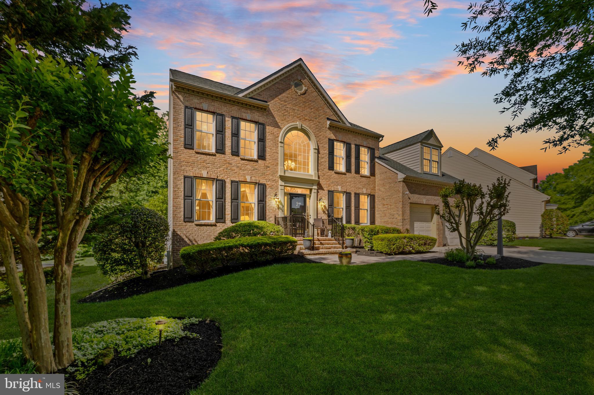 Welcome to 1325 Bluegrass Way in the highly sought-after community of Saddlebrooke. Gracious and inviting, this stunning brick-front traditional home is perfectly positioned in a setting that is truly unmatched. Originally built by Koch Homes, this expansive four-bedroom, four-and-a-half-bath Colonial offers an exceptional blend of timeless elegance, warmth, natural light, and open living spaces. The sellers of this stunning home are offering it significantly furnished for the next owners. A new roof was added in 2025 and the HVAC systems were also recently updated. The main level features a traditional yet functional layout with gleaming hardwood floors, a private home office, a gourmet chef’s kitchen, and a spacious family room anchored by a cozy brick fireplace. Step outside and enjoy the expansive rear deck complete with a gazebo and beautiful western-facing views, in addition to the lower lever patio, overlook mature trees—an ideal setting for relaxing evenings or entertaining guests. The dramatic two-story foyer leads to an impressive owner’s suite, a princess suite with a private en-suite bath, and two generously sized secondary bedrooms connected by a shared bath. The fully finished walk-out lower level provides even more flexible living space with a large recreation and family room, a full bath, and a dedicated work area. To help ease the energy impacts, this home features Solar Panels that reduce electricity bills and monthly expenses. Residents of Saddlebrooke enjoy access to an included community pool membership just steps away, a neighborhood playground, and direct access to the new WB&A Trail Extension. Conveniently located with easy access to BWI Airport, Amtrak, Annapolis, Baltimore, and the MARC Train Station, this exceptional home offers the perfect combination of comfort, convenience, and lifestyle. Come experience the life you deserve at this beautiful Anne Arundel County home.