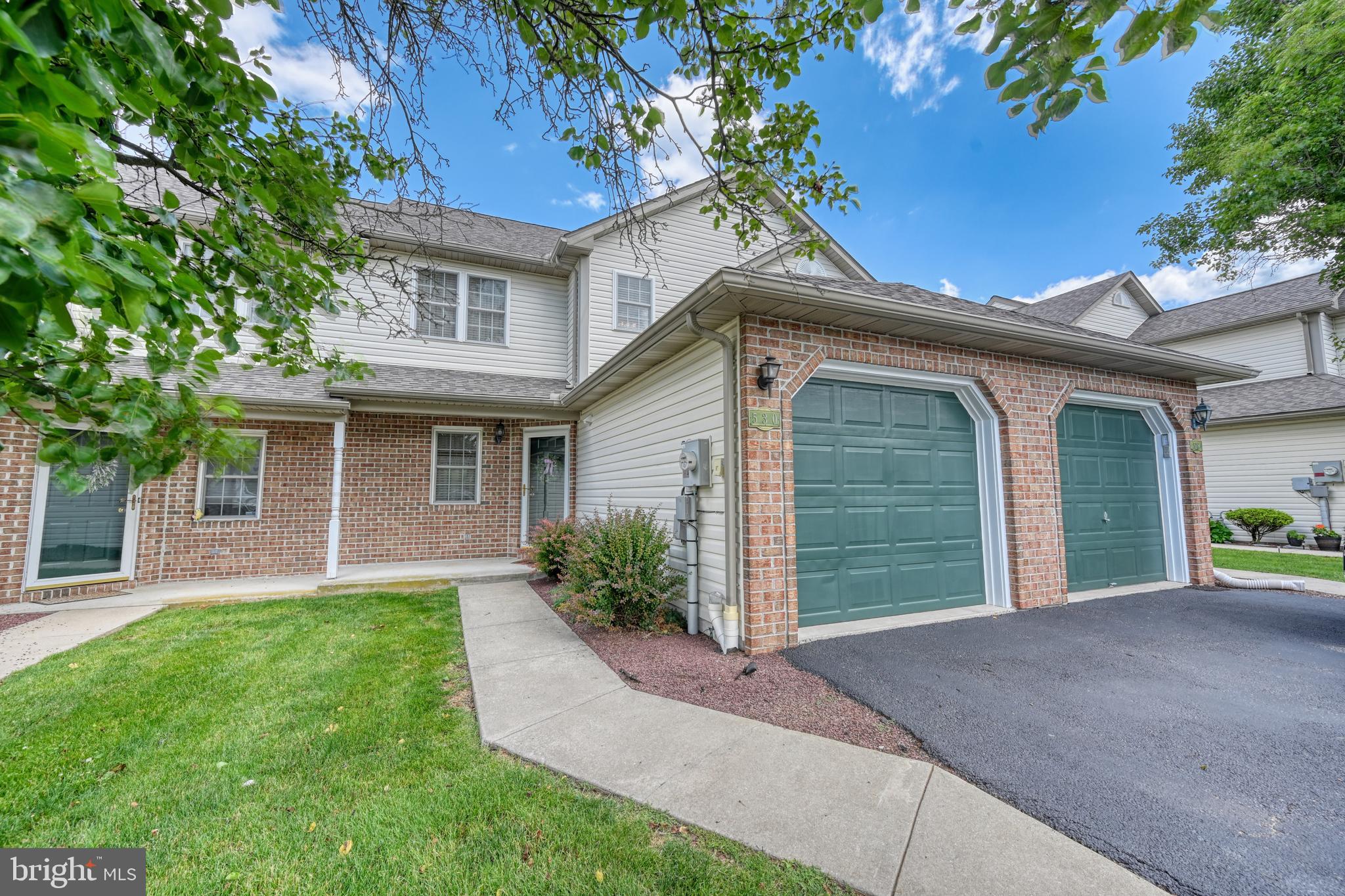 Immaculate Westgate Townhome in South Heidelberg Township! Centrally located within the highly desirable Conrad Weiser School District in Berks County, this beautifully maintained home stands out as one of the rare properties in the community to feature a full basement. The bright and airy main level welcomes you with an eat-in kitchen, a formal dining room, a laundry room, a convenient half bath, and a spacious living room centered around a cozy gas fireplace. Upstairs, the luxurious primary suite serves as a private retreat, complete with a walk-in closet and an ensuite bath. Two additional well-appointed bedrooms, a pristine hallway full bath, and a large storage closet complete the second floor. Looking for extra space? The unfinished lower level offers an abundance of storage alongside updated, highly efficient gas mechanicals and a newer hot water heater. Outside, enjoy a charming front porch, a private back patio, a one-car garage, and plenty of parking. Best of all, the low-maintenance HOA completely handles lawn care, snow removal, trash pickup, and most exterior building maintenance, giving you true peace of mind. This turnkey Berks County home is a absolute must-see—schedule your private tour today before it's gone!
